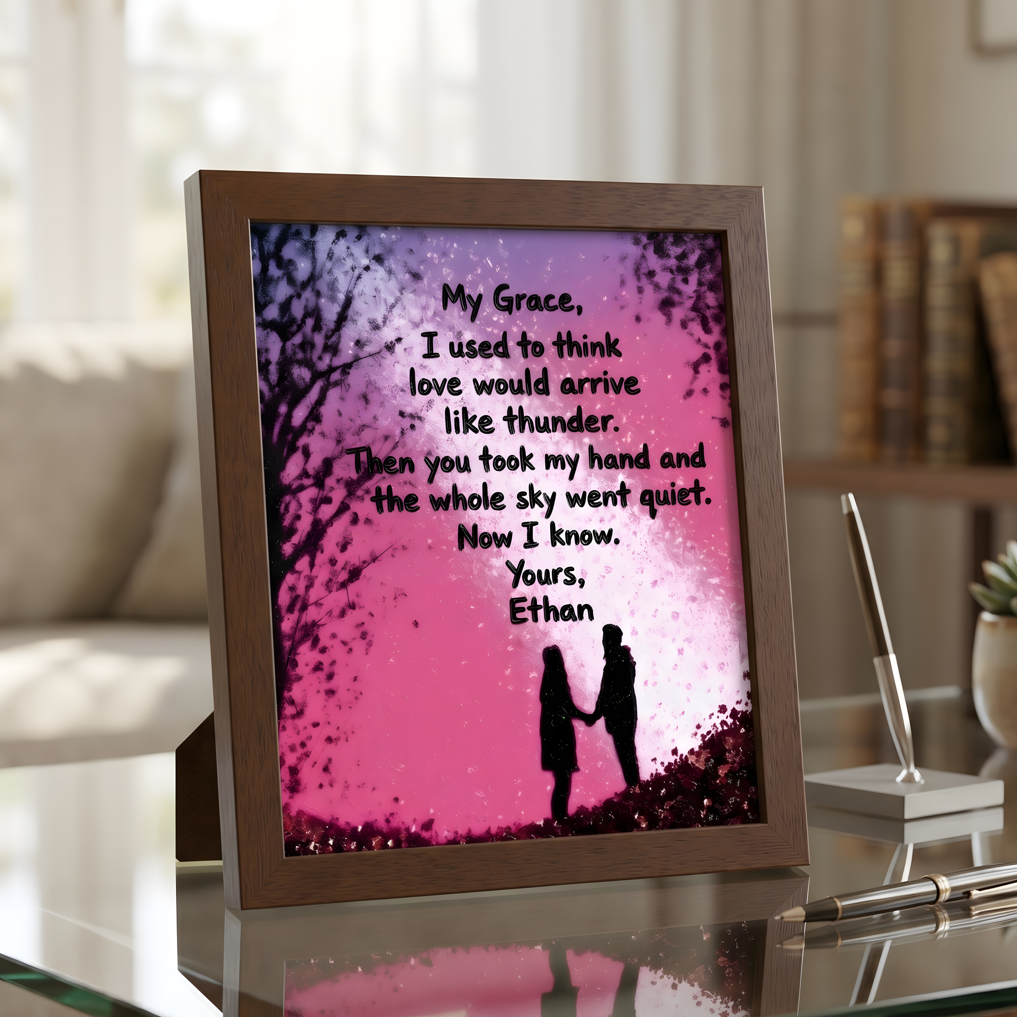 Flat art letter design 1