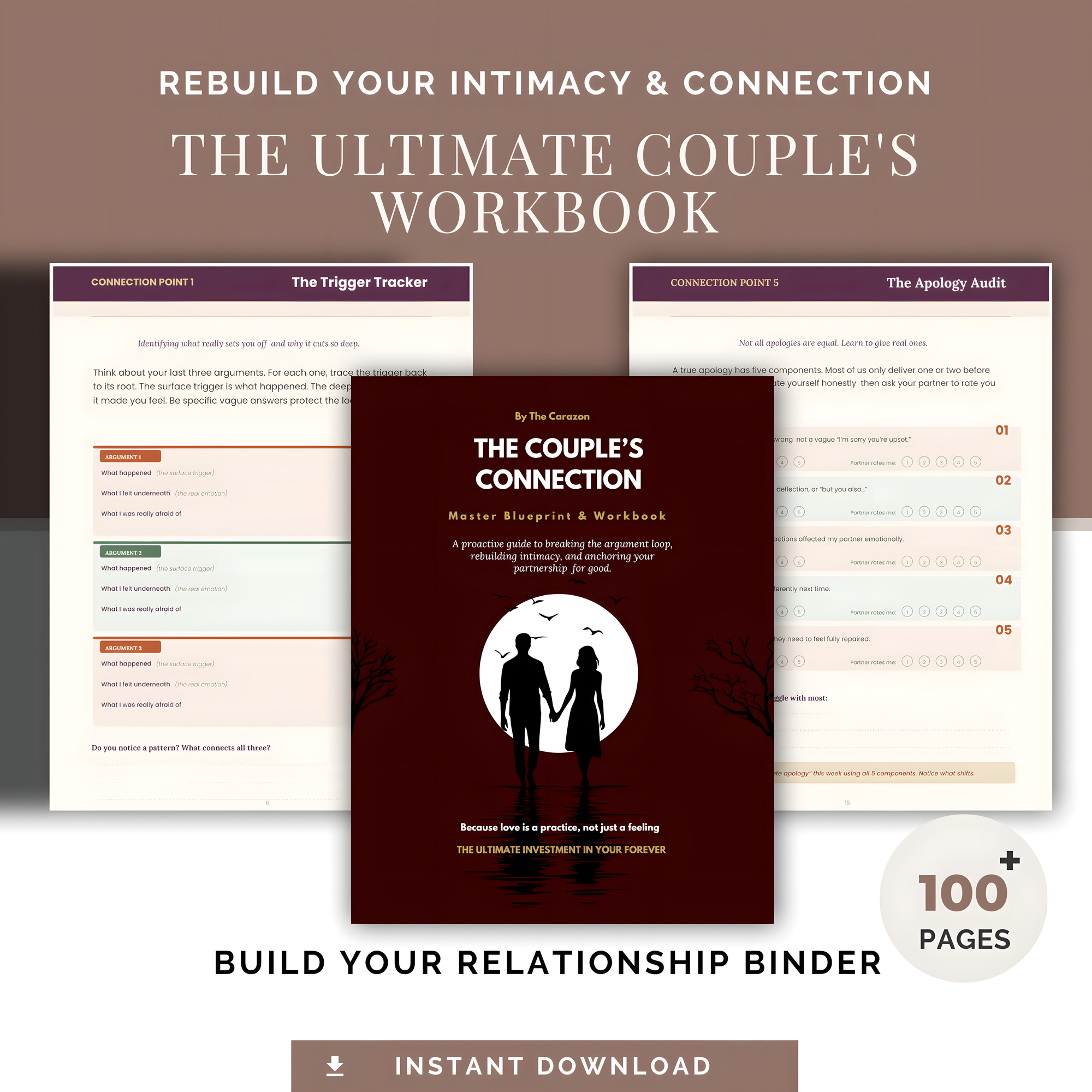 The Couple's Connection Master Blueprint & Workbook | 7 Modules, 70 Connection Points