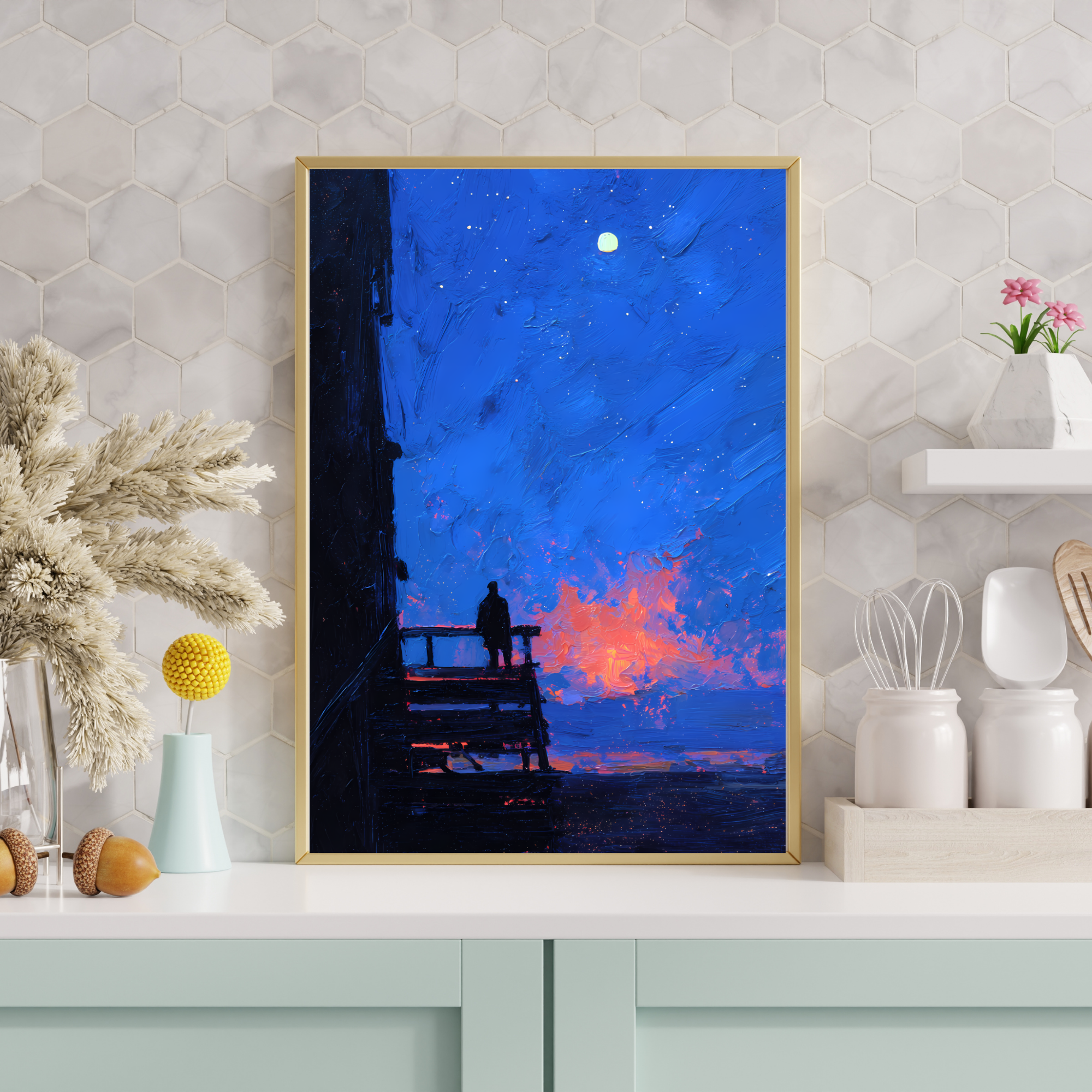 Midnight Solitude Fine Art Poster