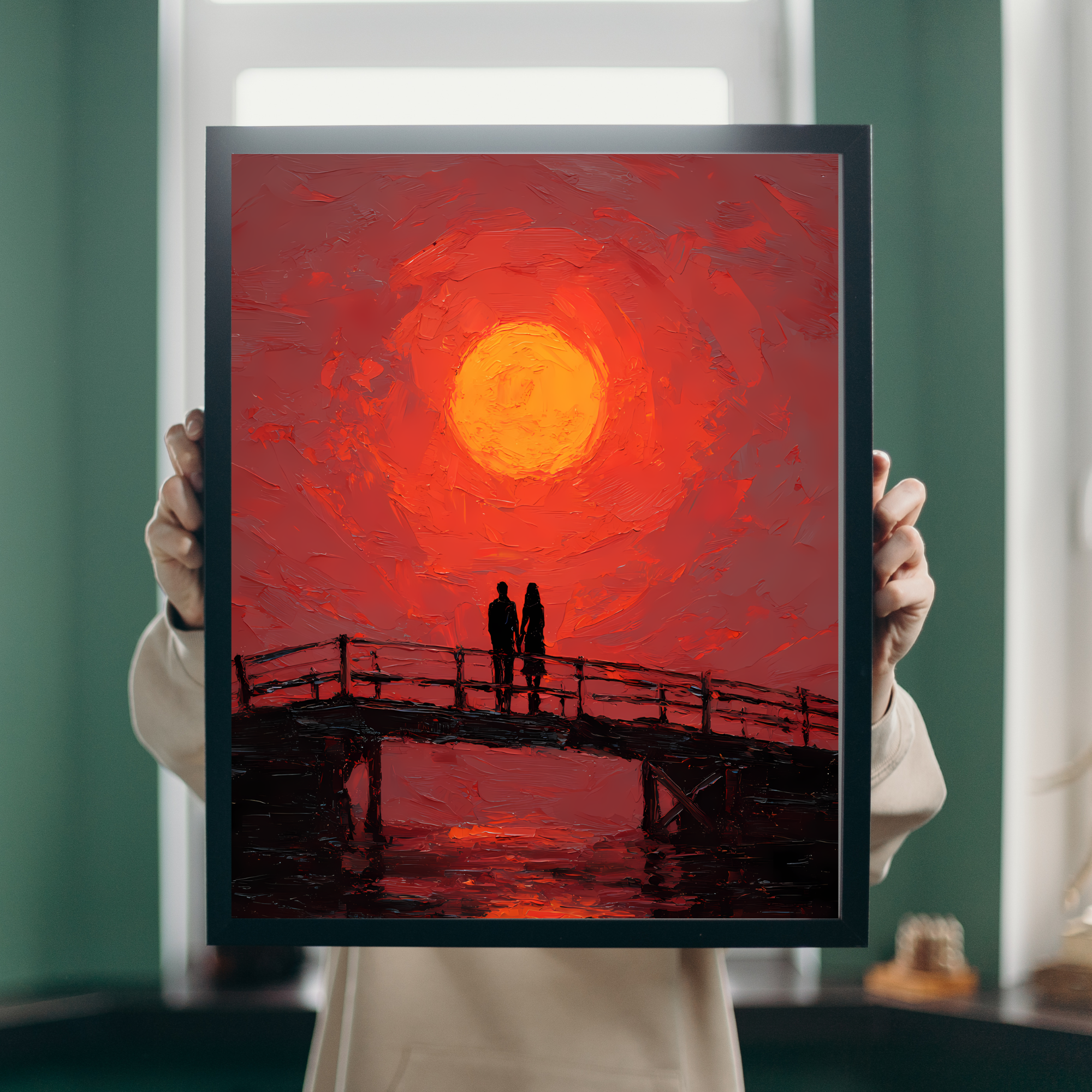 Romantic Sunset Fine Art Poster