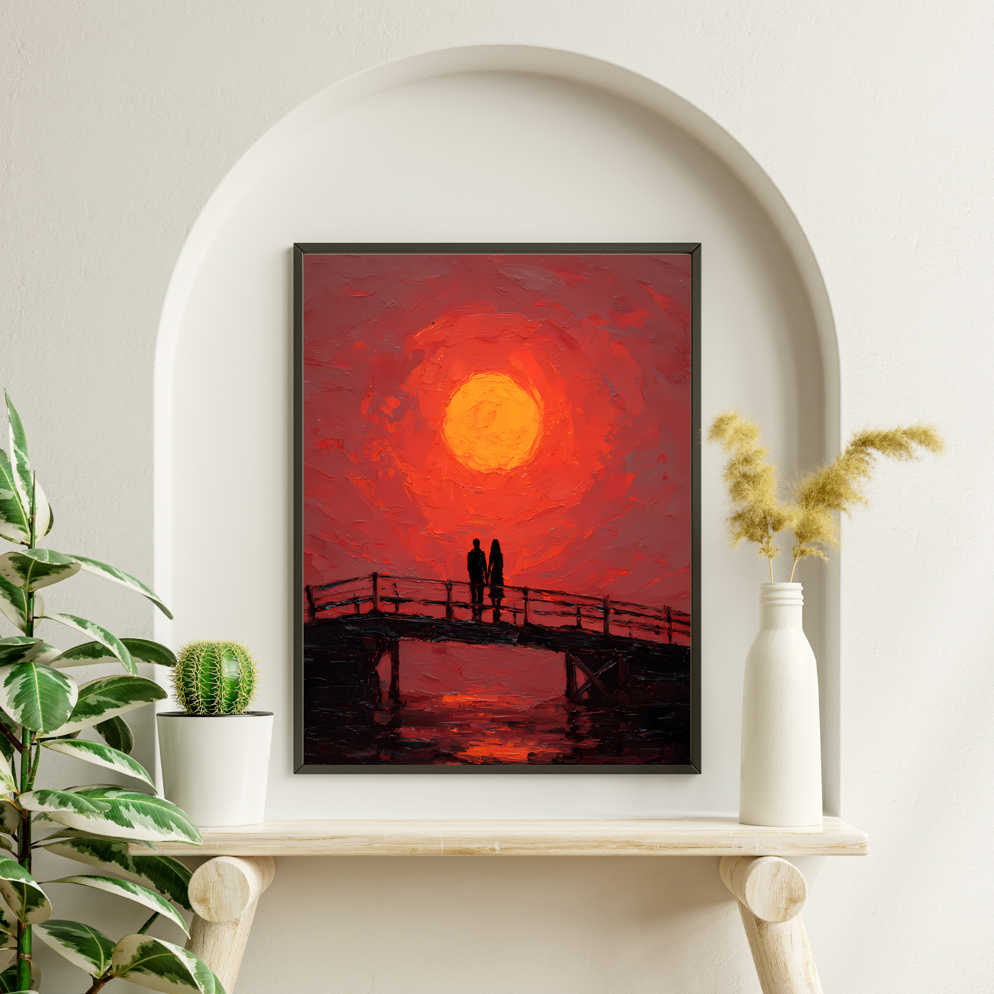 Romantic Sunset Fine Art Poster