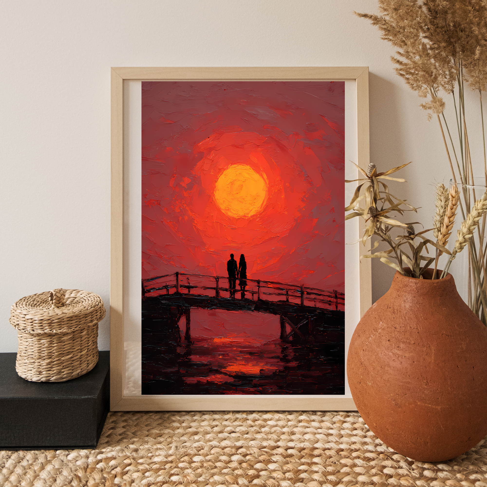 Romantic Sunset Fine Art Poster