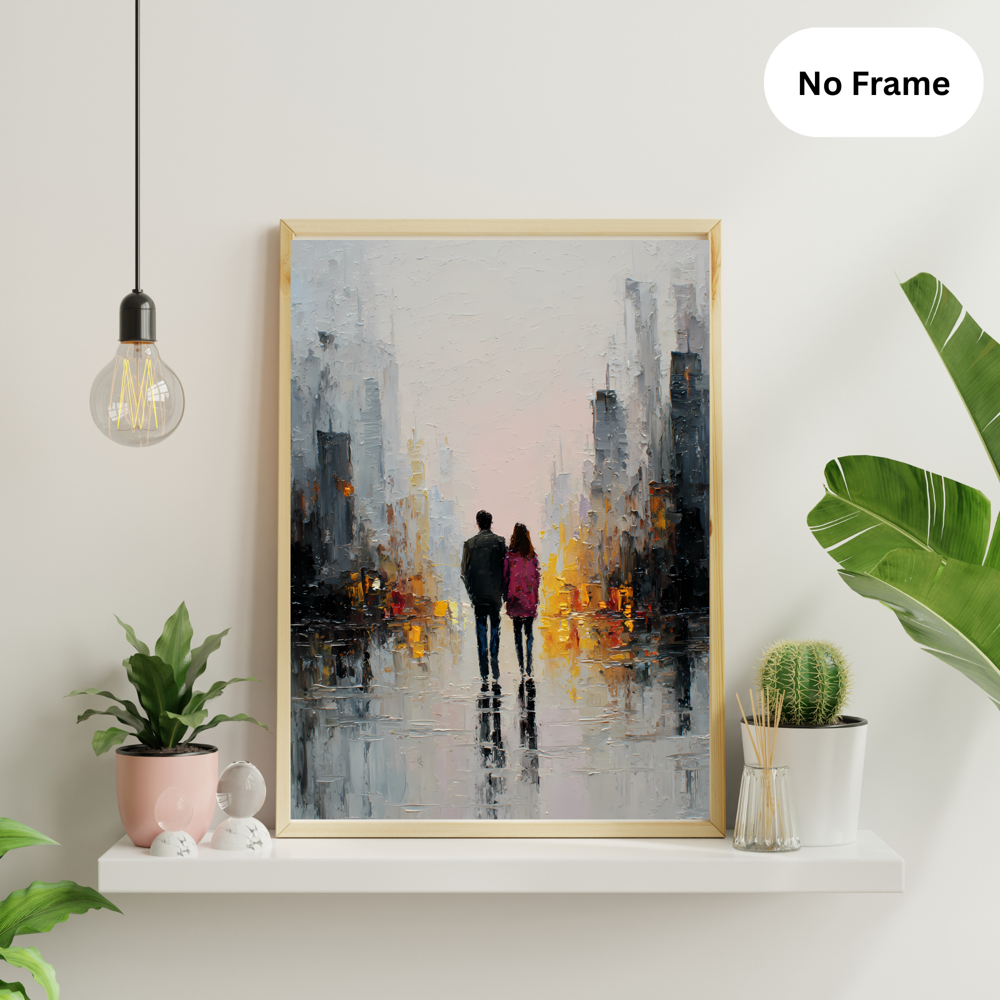 Together in the City Fine Art Poster
