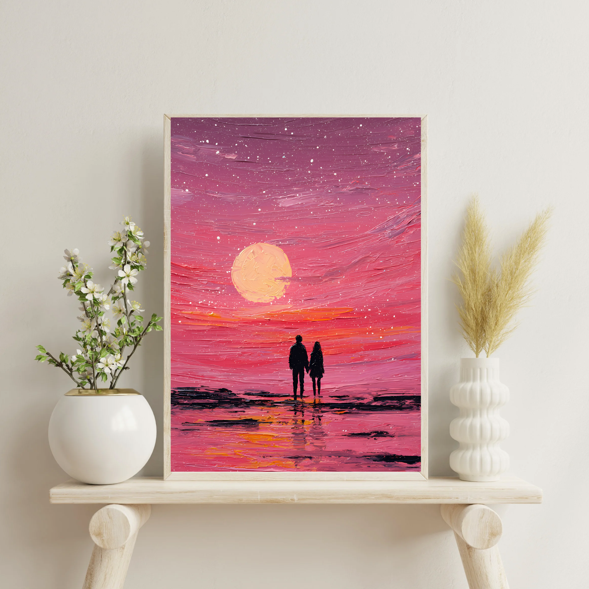 Moonlit Promises Fine Art Poster