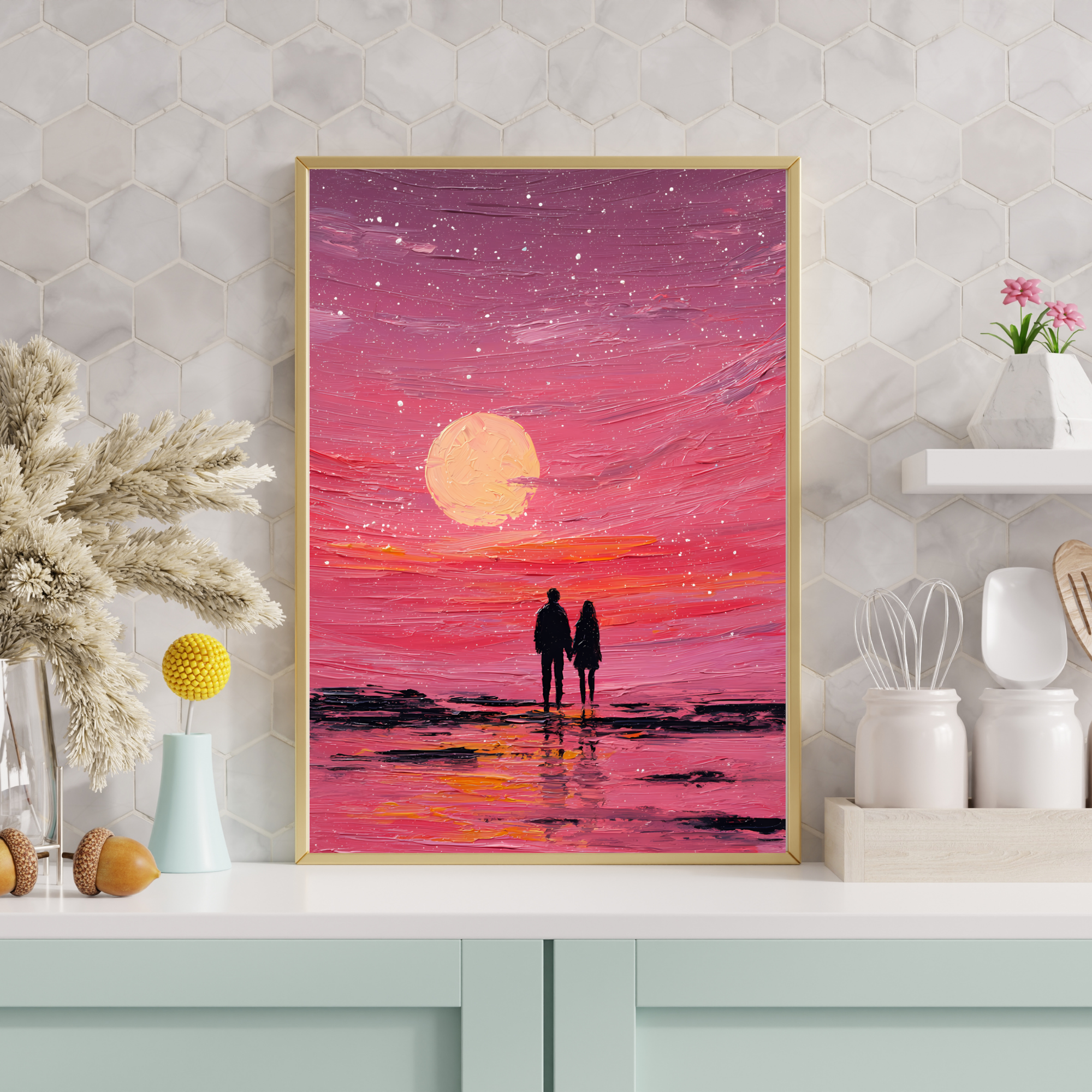 Moonlit Promises Fine Art Poster