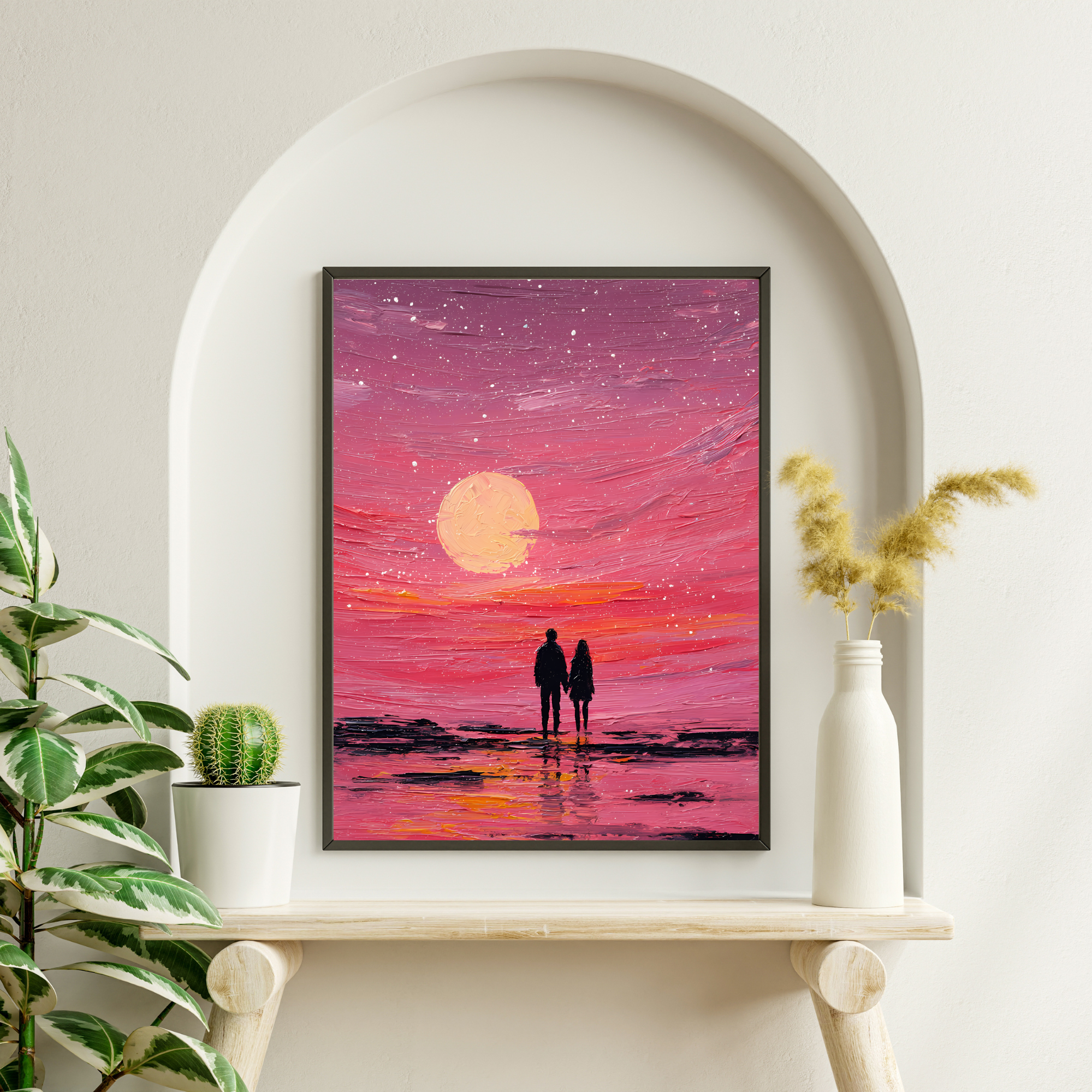 Moonlit Promises Fine Art Poster
