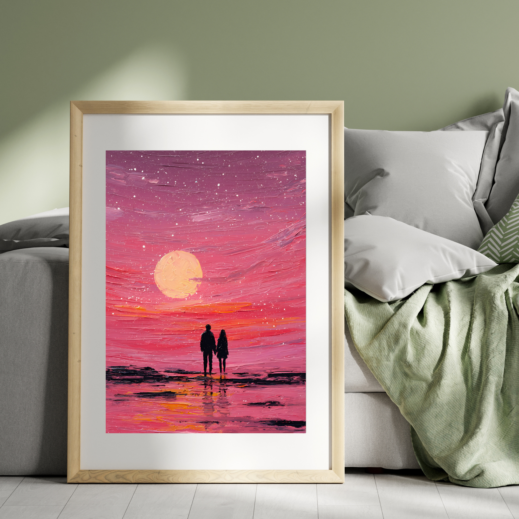 Moonlit Promises Fine Art Poster