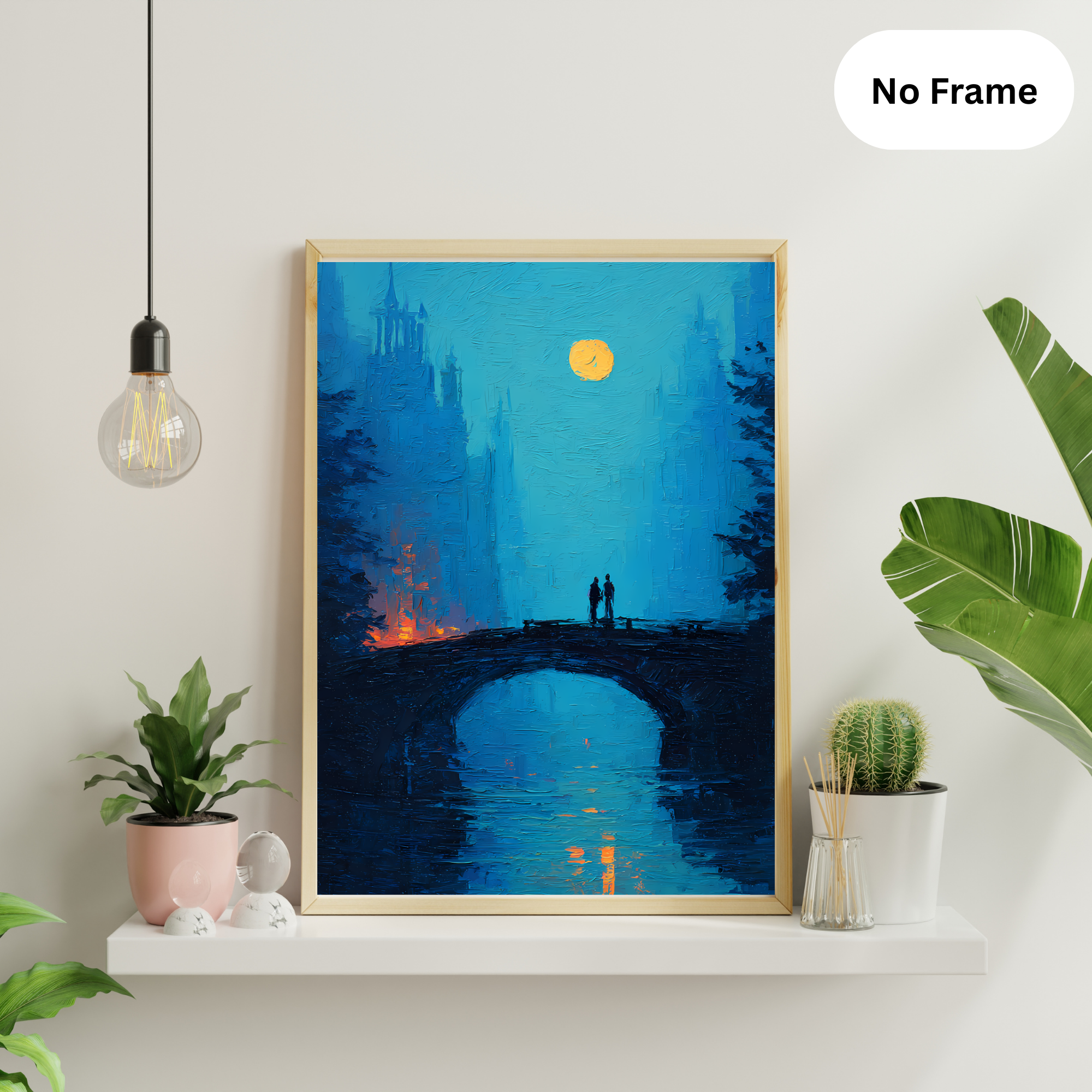 Whispers on the Bridge Fine art Poster