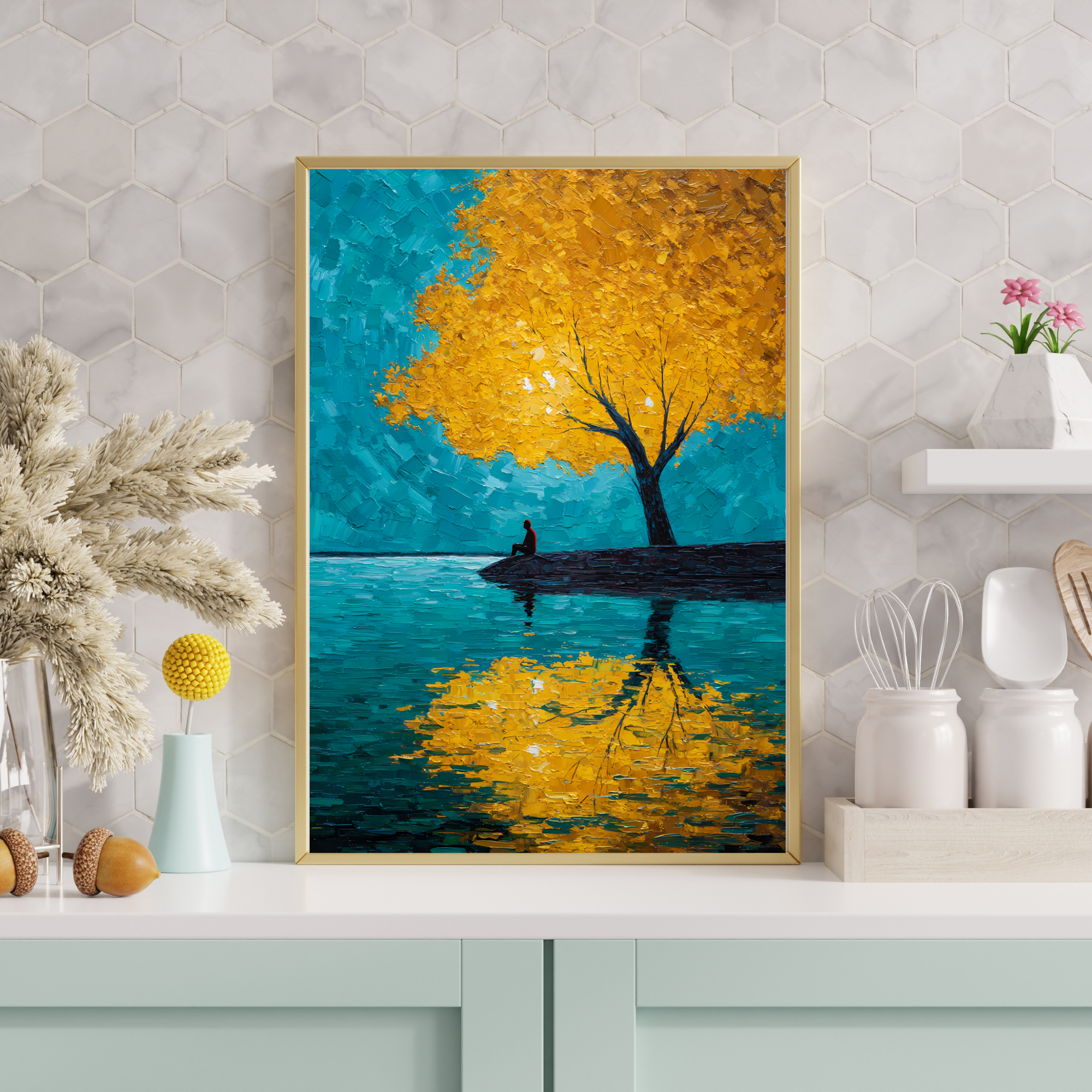 The Golden Silence Fine Art Poster