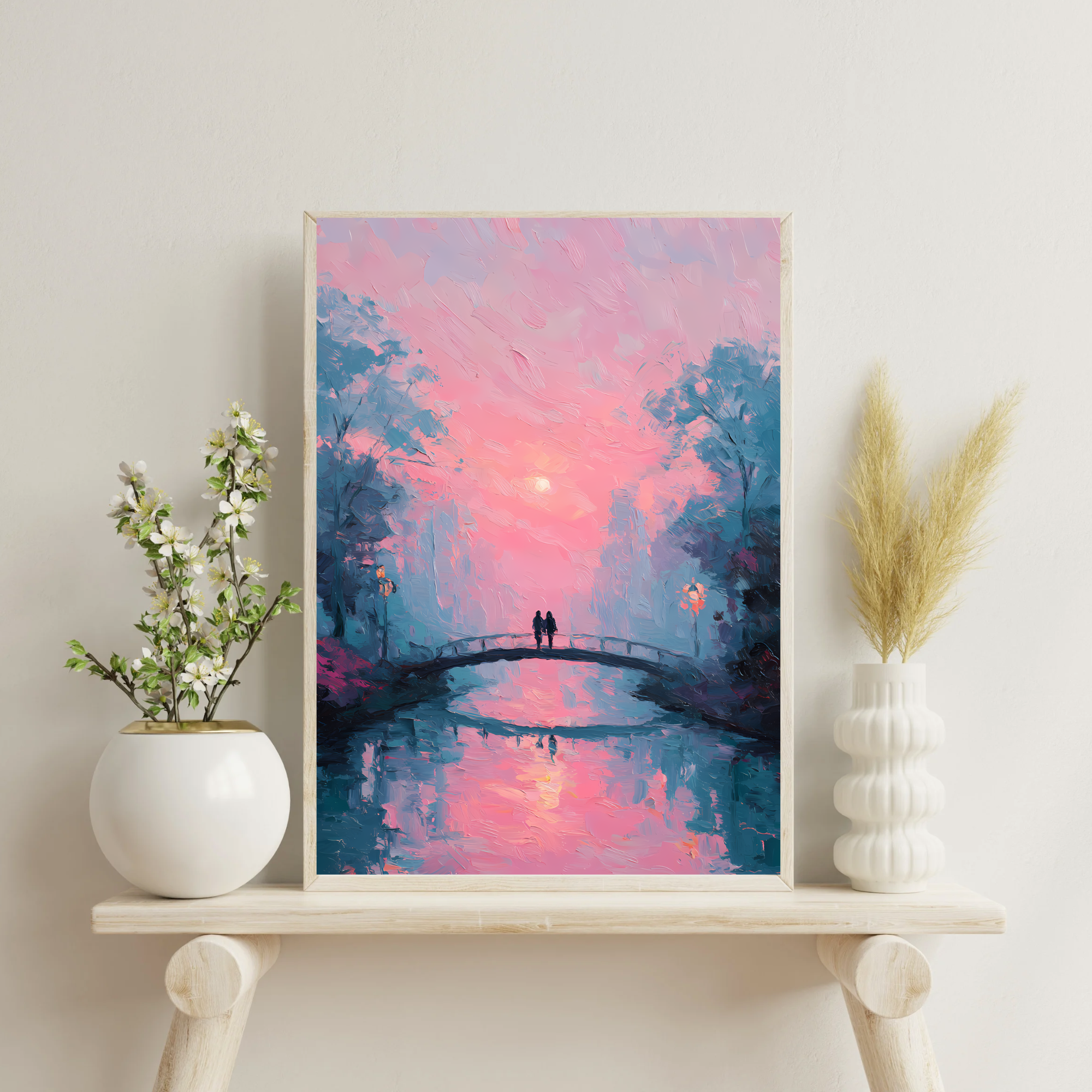 Together at Sunrise Fine Art Poster