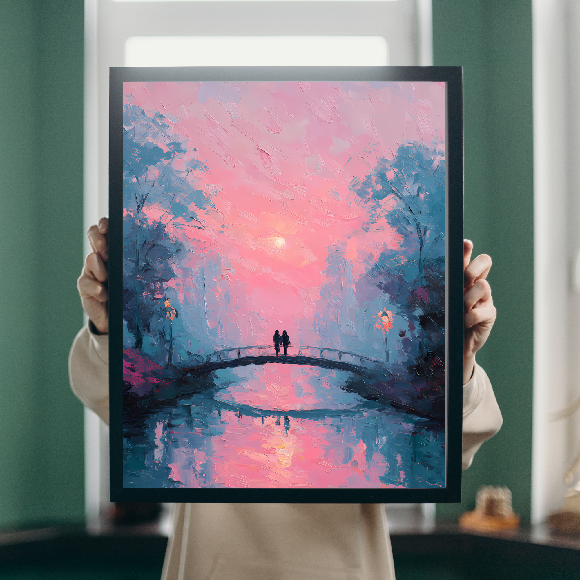 Together at Sunrise Fine Art Poster