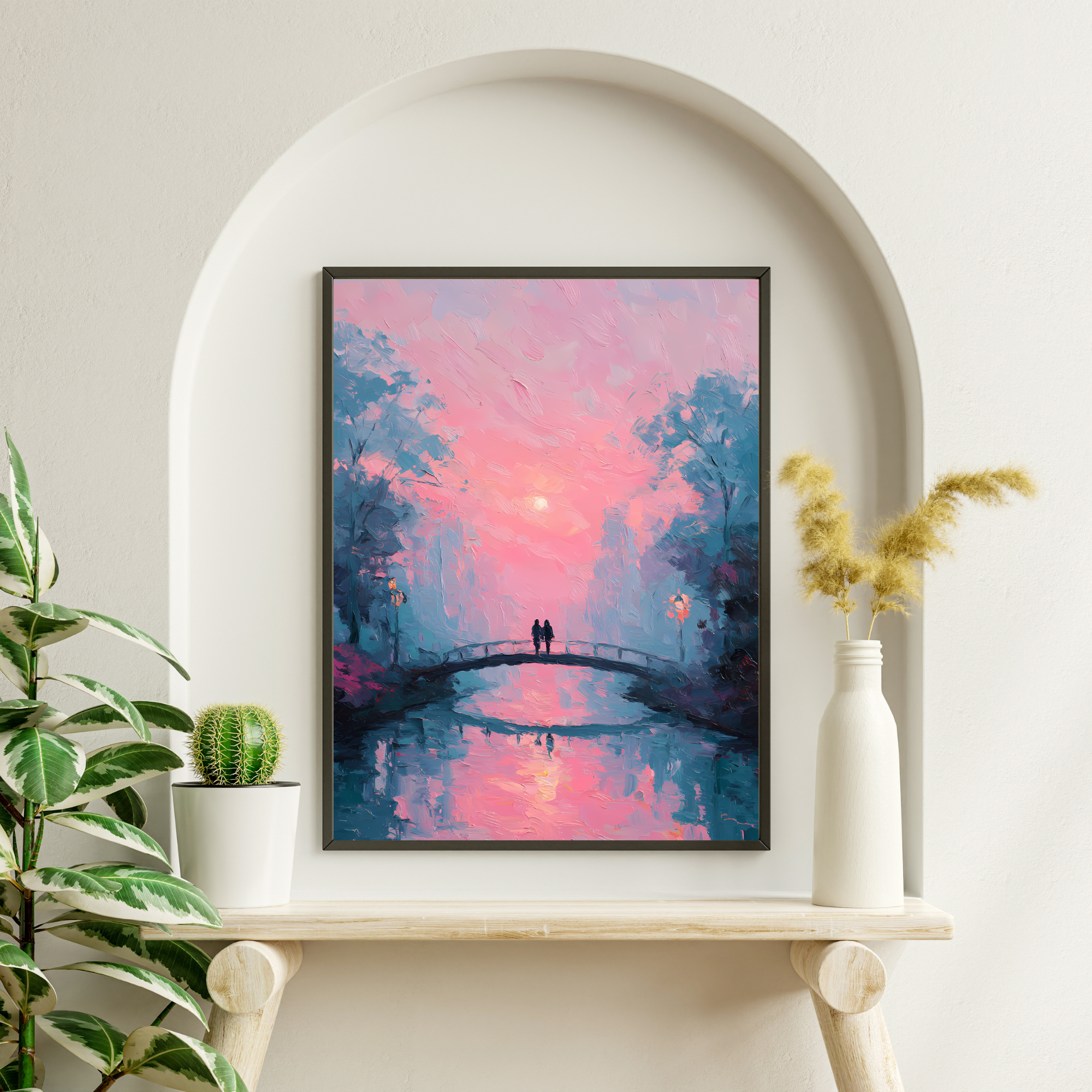 Together at Sunrise Fine Art Poster