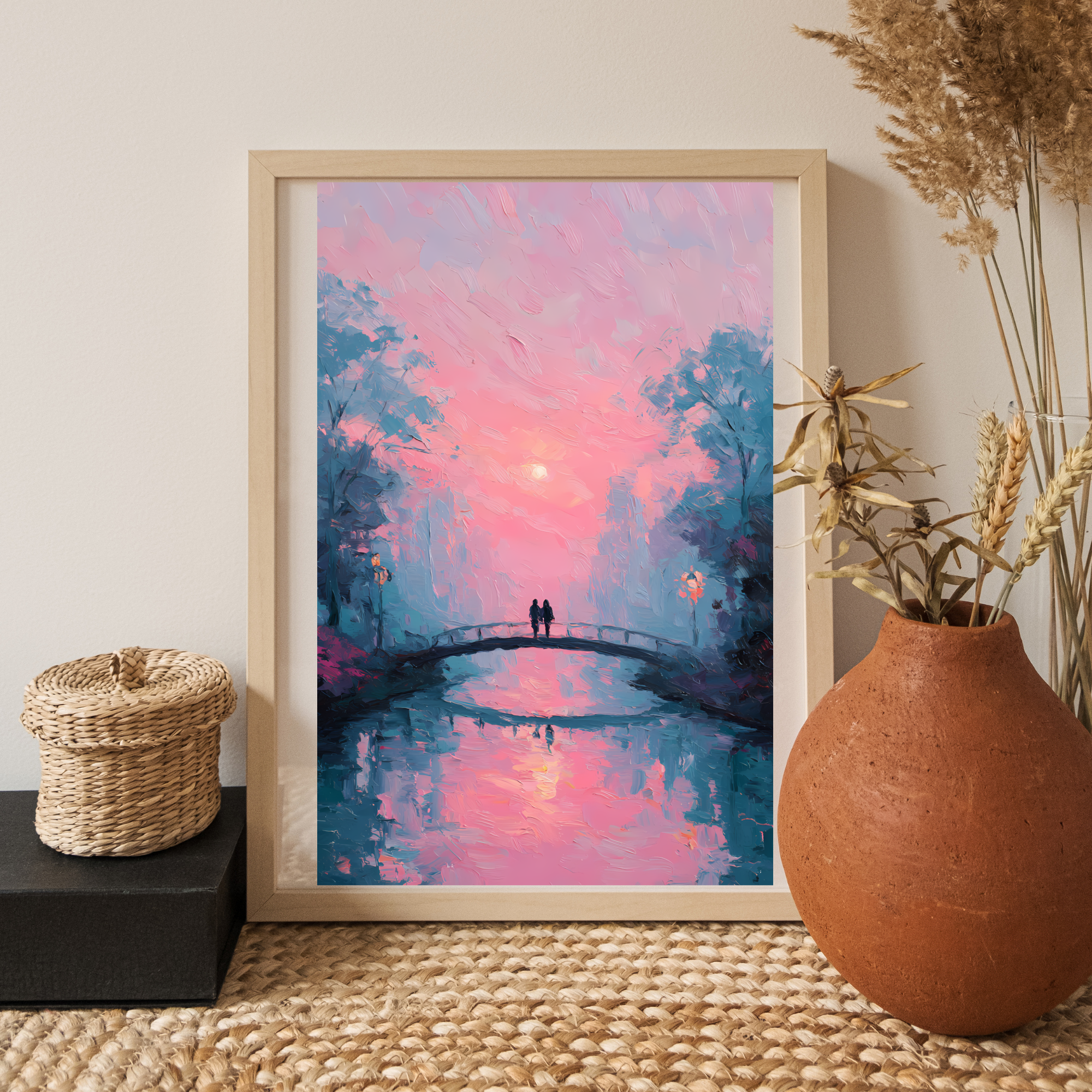 Together at Sunrise Fine Art Poster