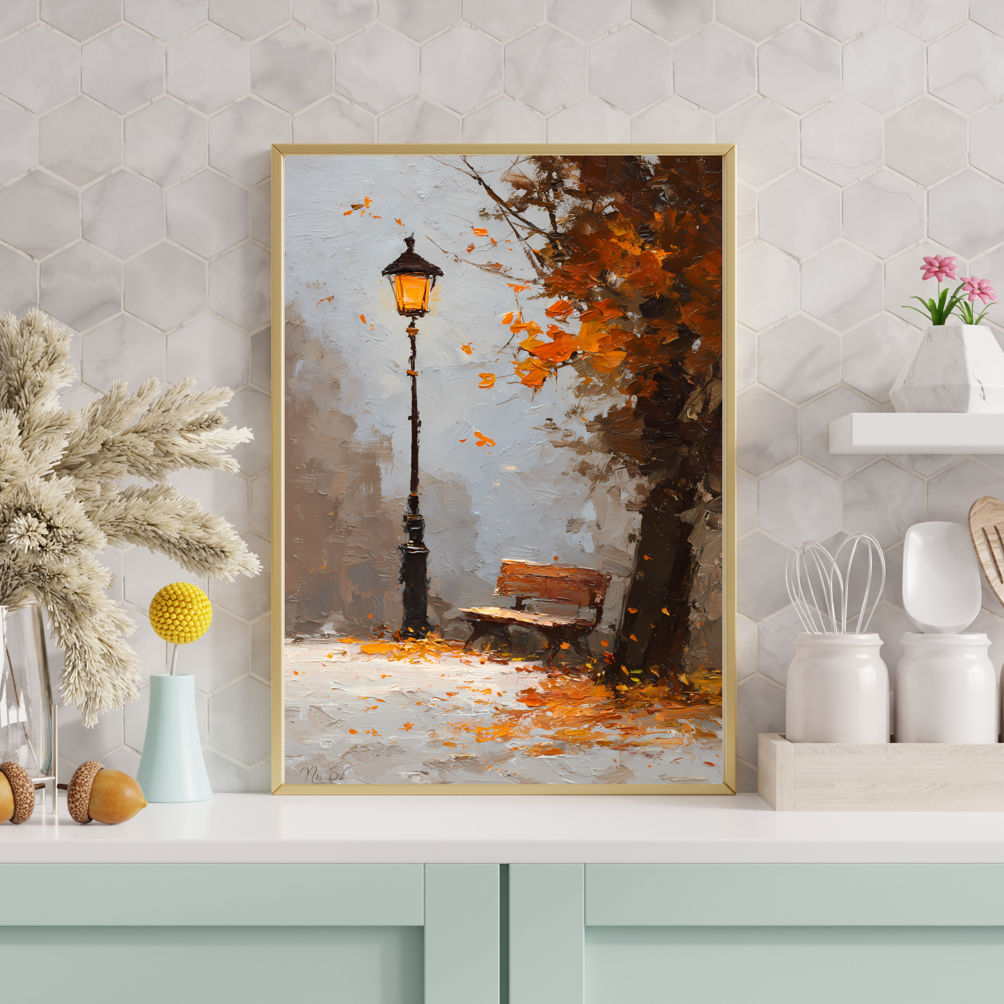 Whispers of Autumn Glow Fine Art Poster