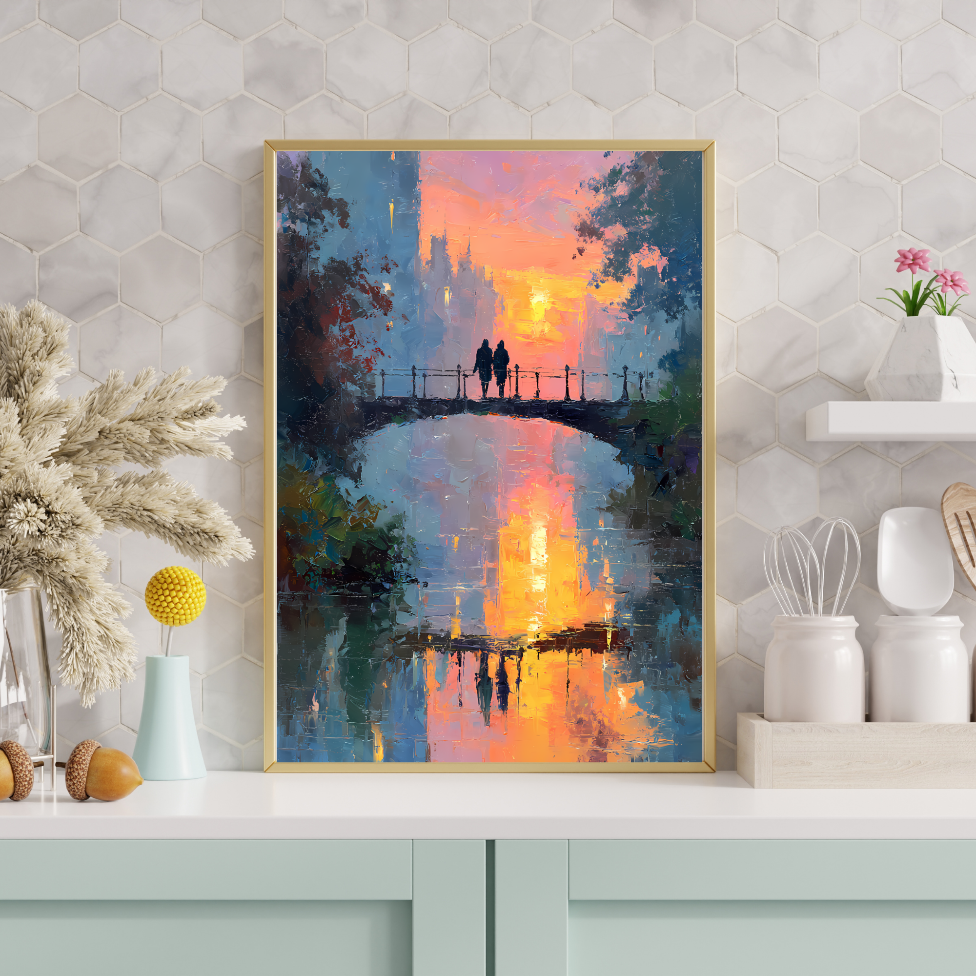 Together in the Glow Fine Art Posters