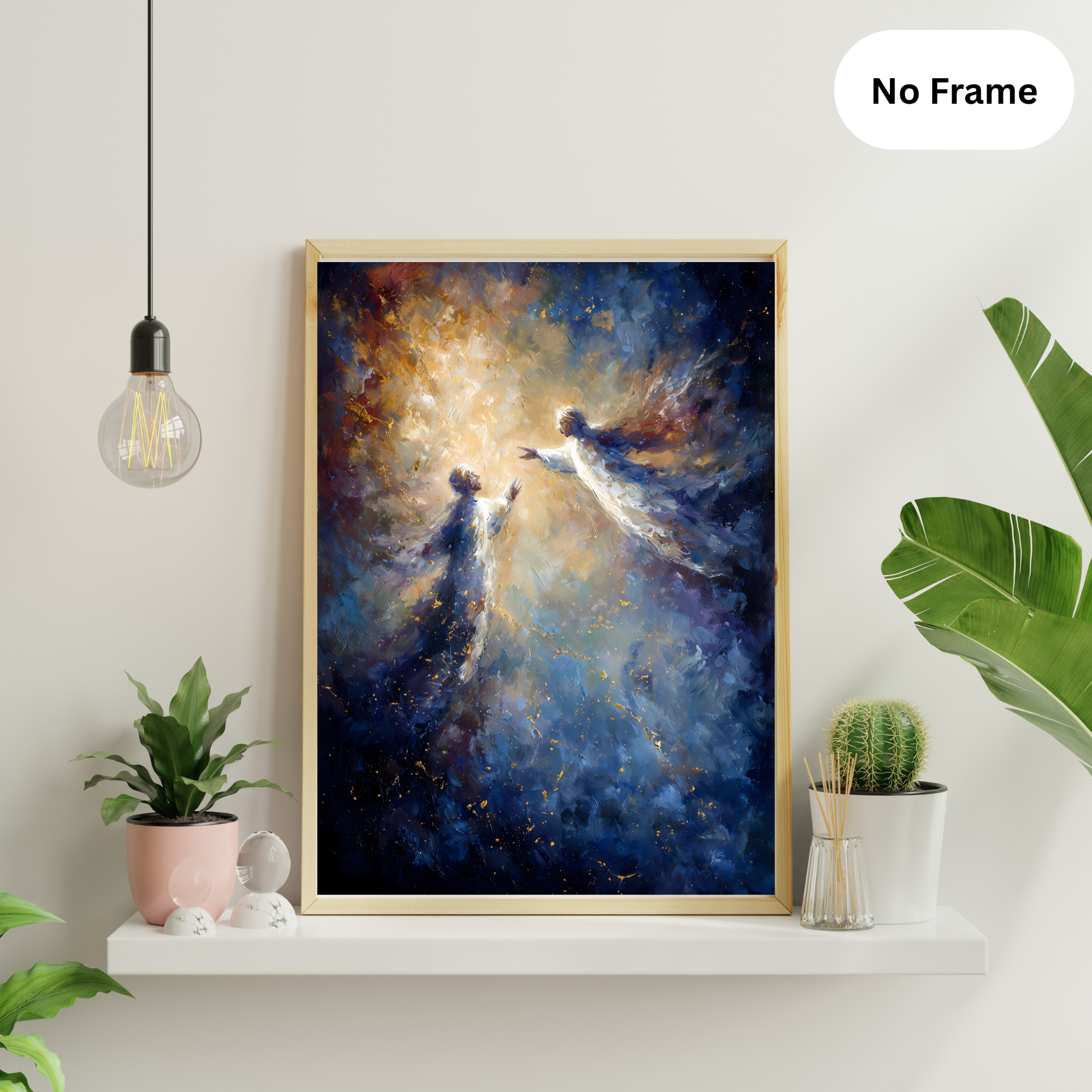 Eternal Embrace Celestial Fine Art Poster
