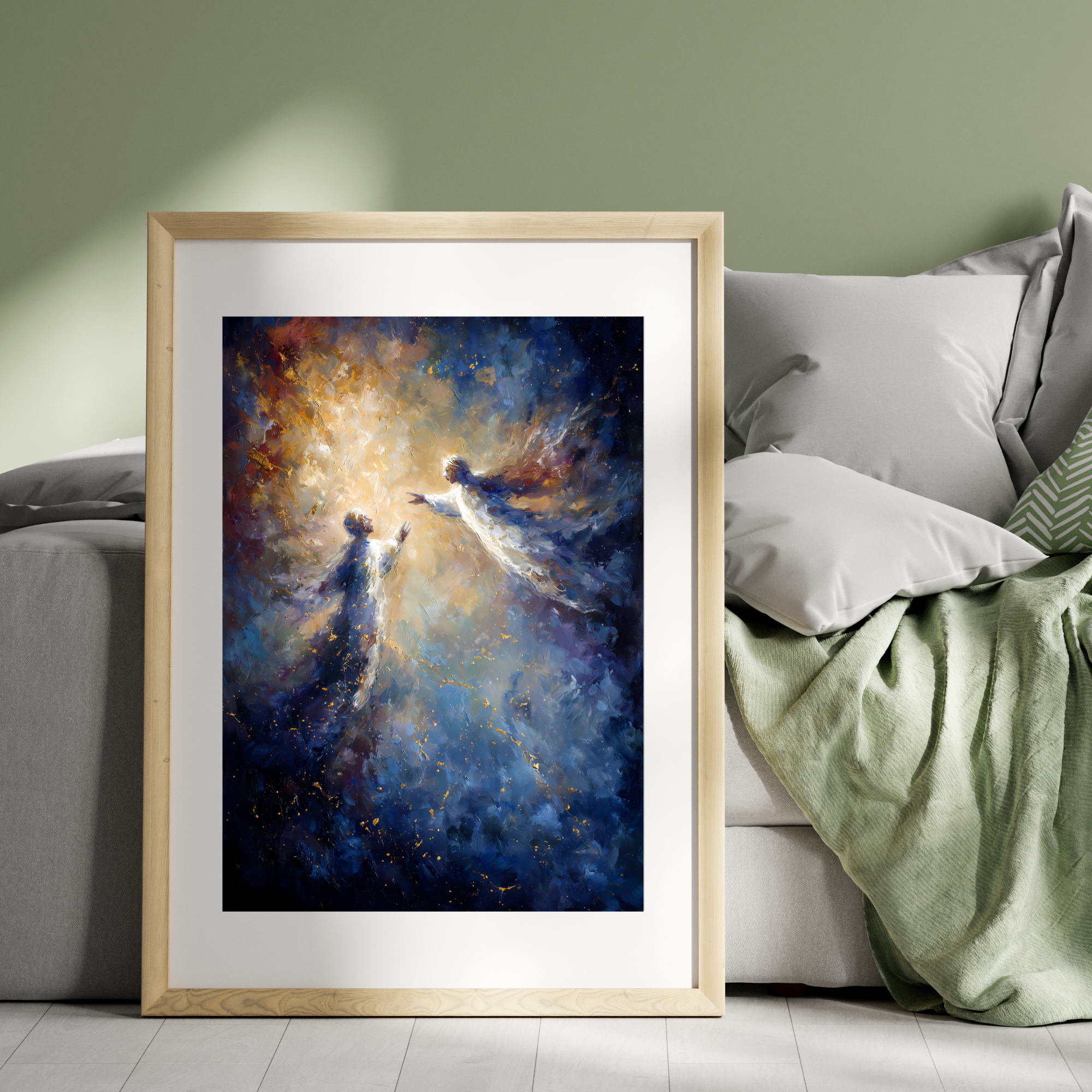 Eternal Embrace Celestial Fine Art Poster