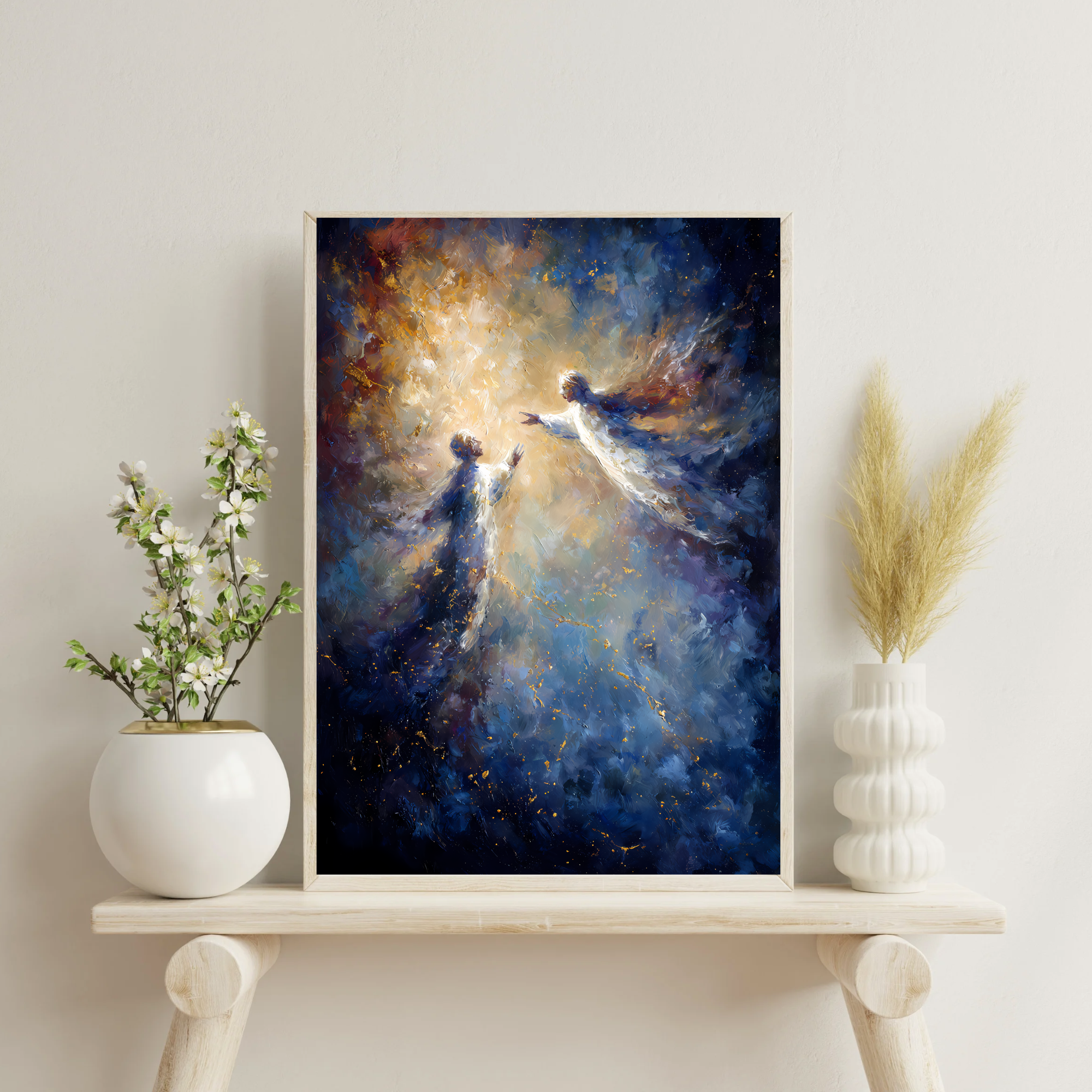Eternal Embrace Celestial Fine Art Poster