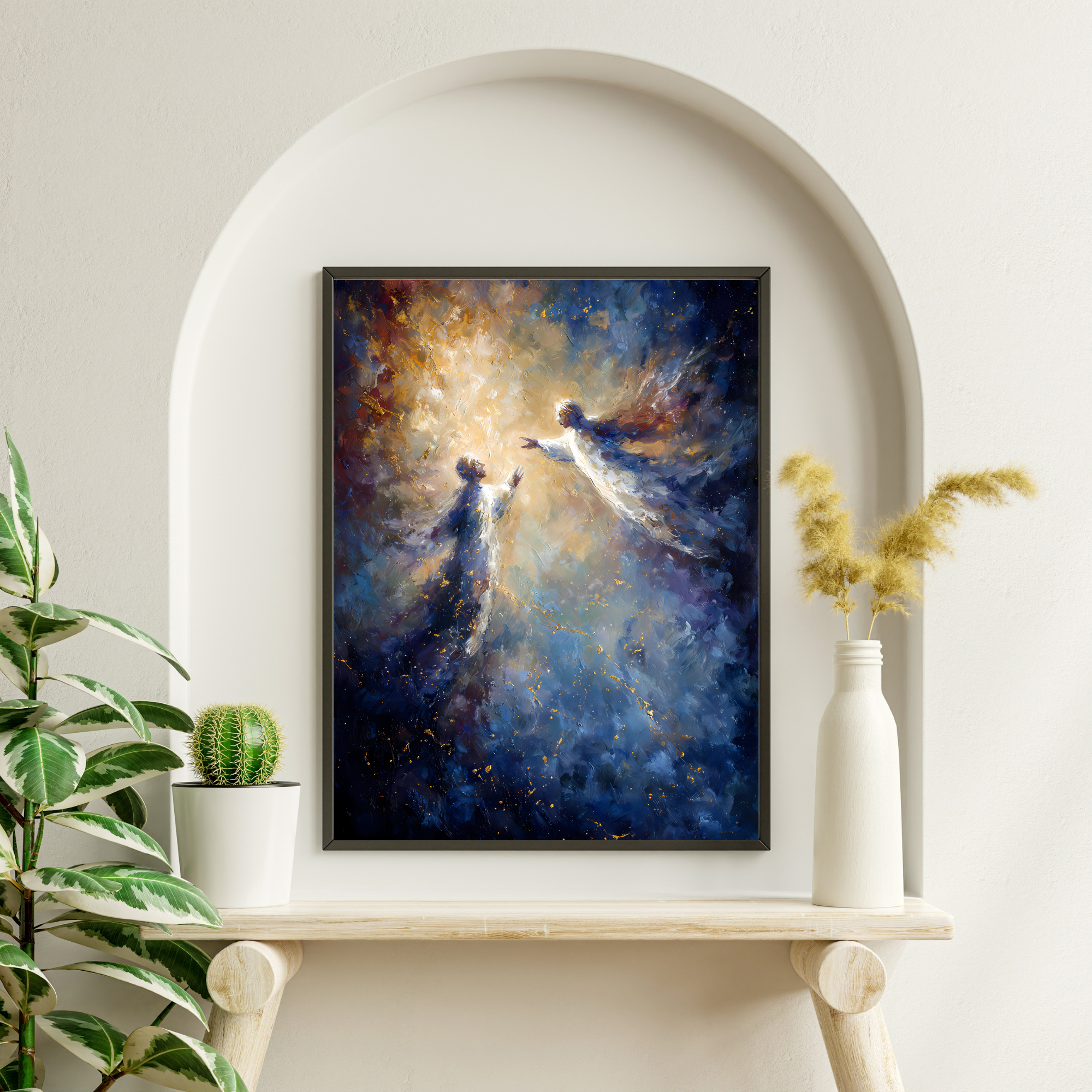 Eternal Embrace Celestial Fine Art Poster