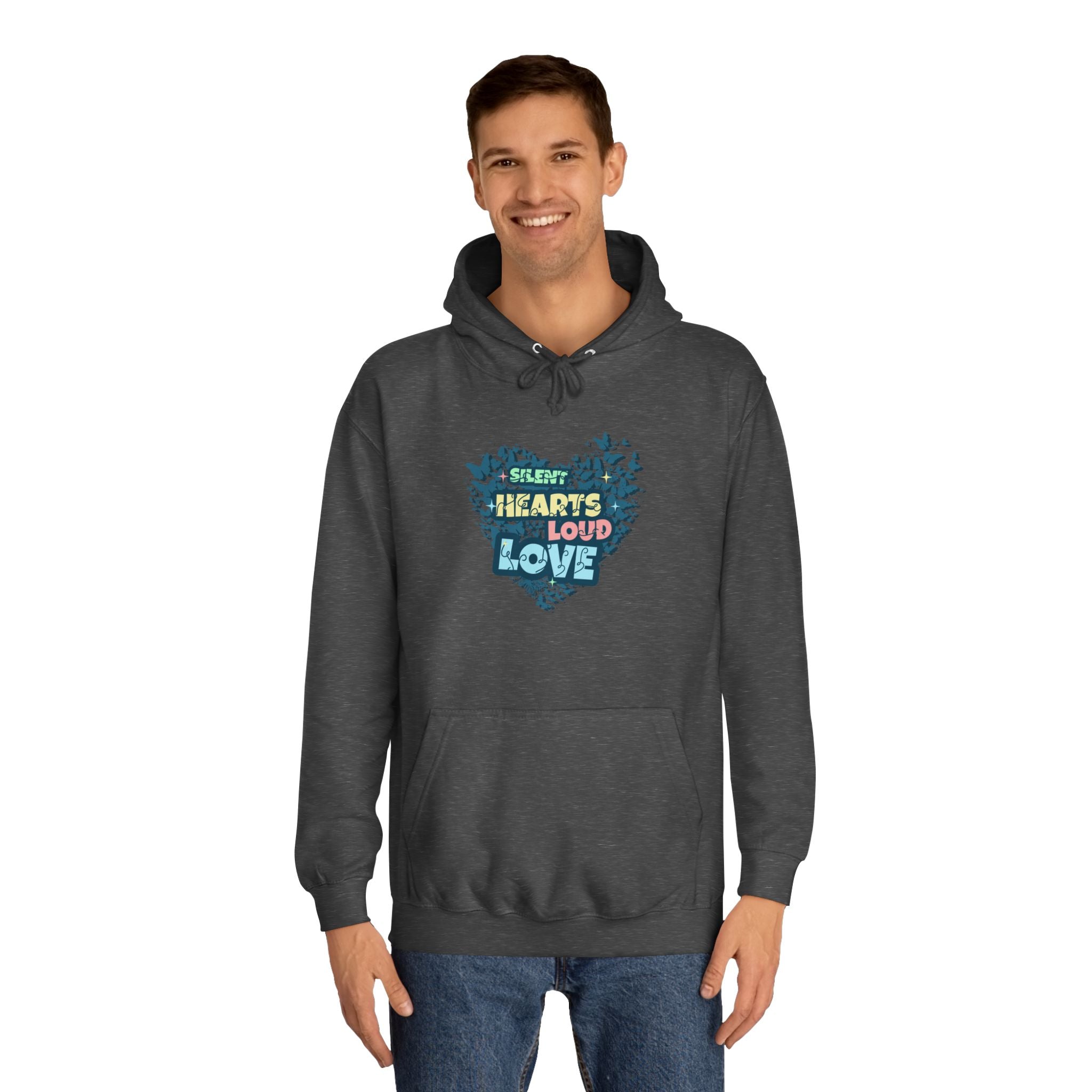 Unisex College Hoodie with 'Silent Hearts Loud Love' Design | Cozy, Inspirational Sweatshirt for Students, Perfect Gift for [...]