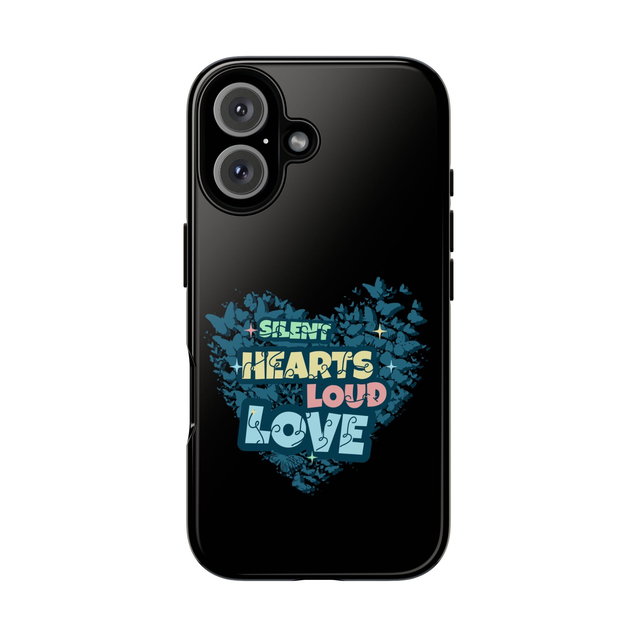 Heartfelt Love Phone Case, Tough Phone Cover, Gifts for Her, Valentine's Day, Tech Accessories, Cute Love Design