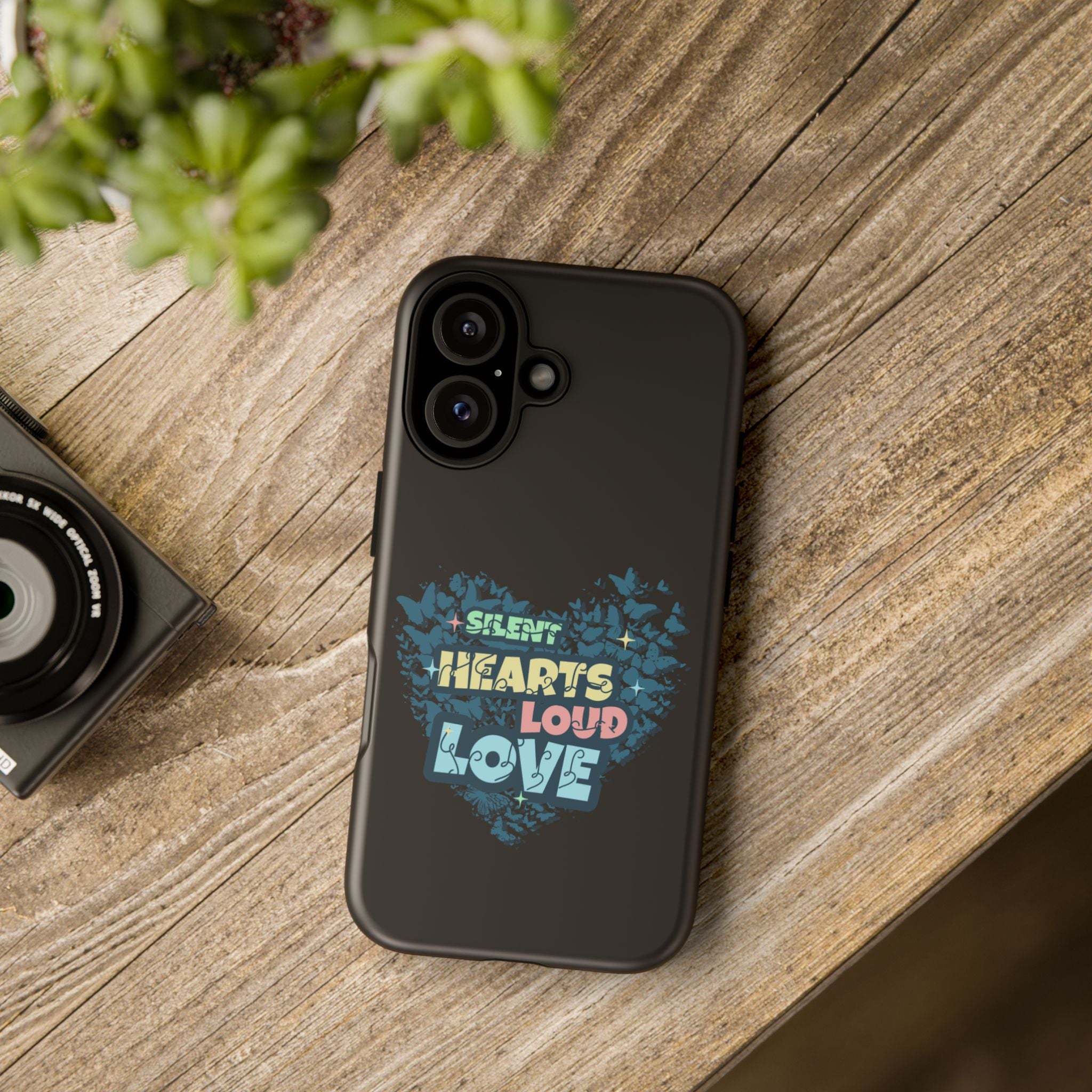 Heartfelt Love Phone Case, Tough Phone Cover, Gifts for Her, Valentine's Day, Tech Accessories, Cute Love Design
