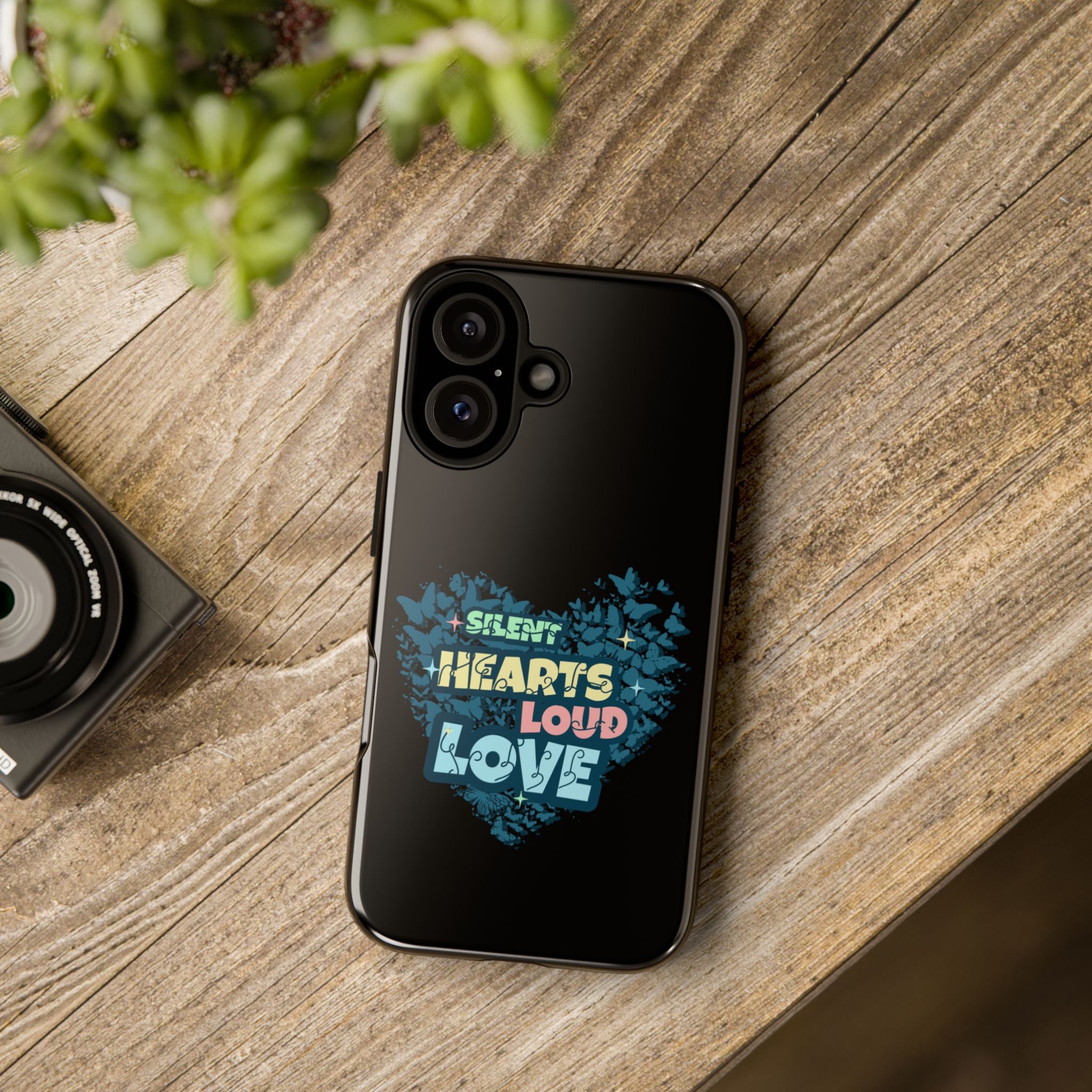 Heartfelt Love Phone Case, Tough Phone Cover, Gifts for Her, Valentine's Day, Tech Accessories, Cute Love Design