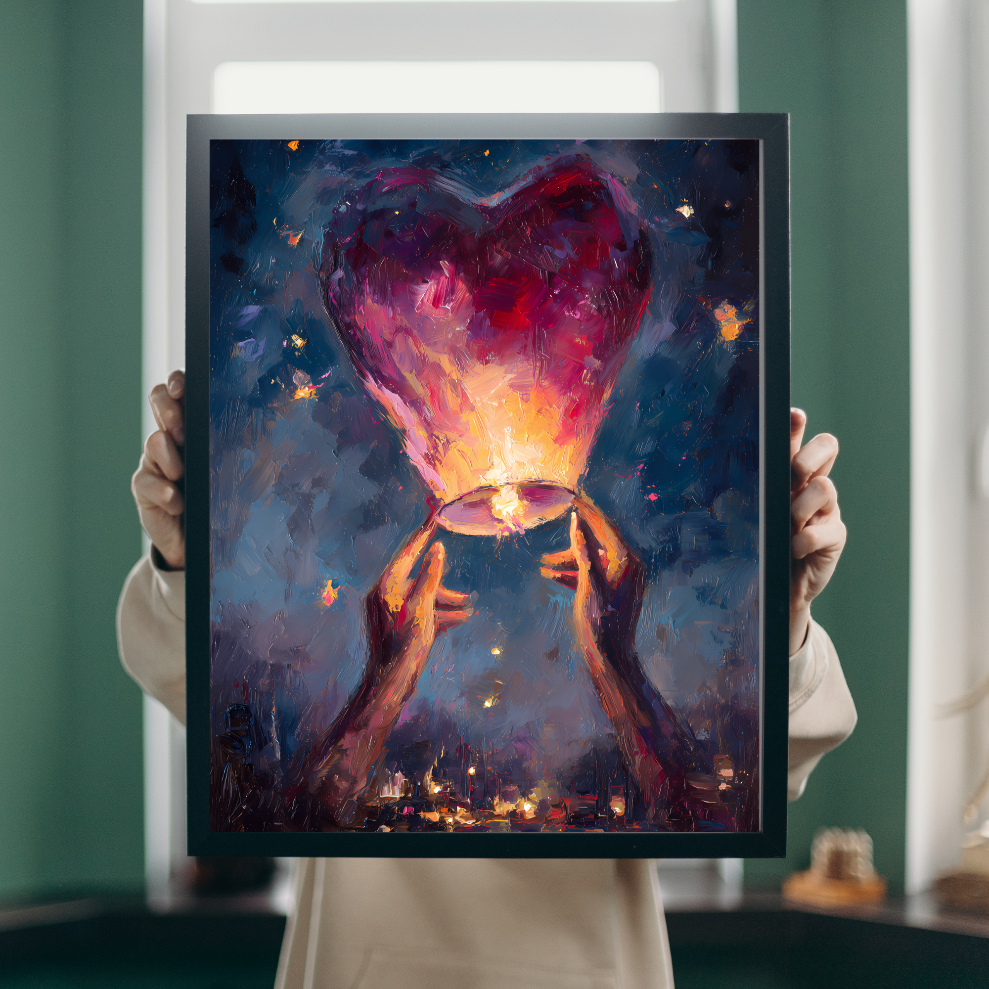Heartfelt Fine Art Posters | Romantic Wall Art, Home Decor, Gift for Her, Inspirational Print, Love Gift, Valentine's Day Decoration