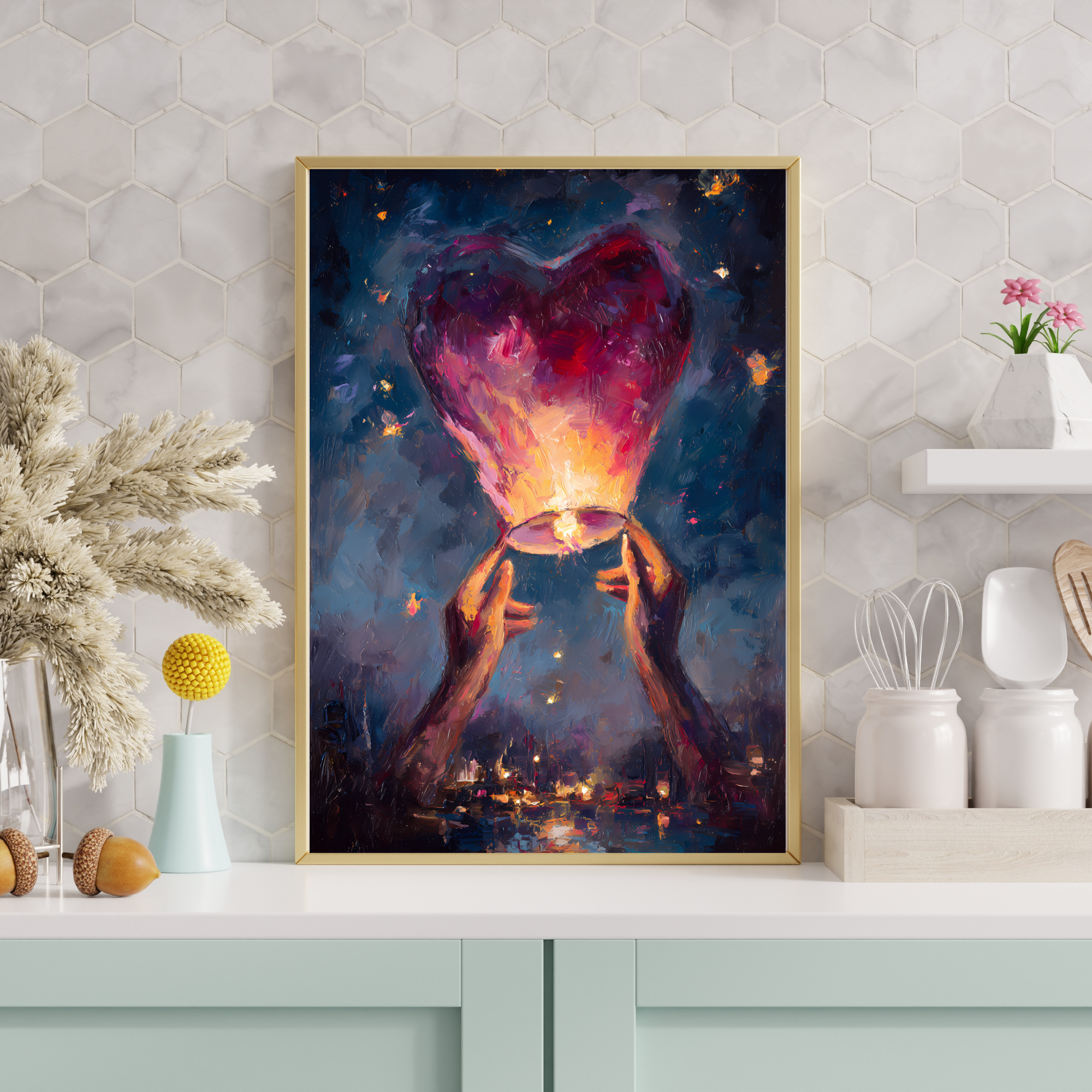 Heartfelt Fine Art Posters | Romantic Wall Art, Home Decor, Gift for Her, Inspirational Print, Love Gift, Valentine's Day Decoration