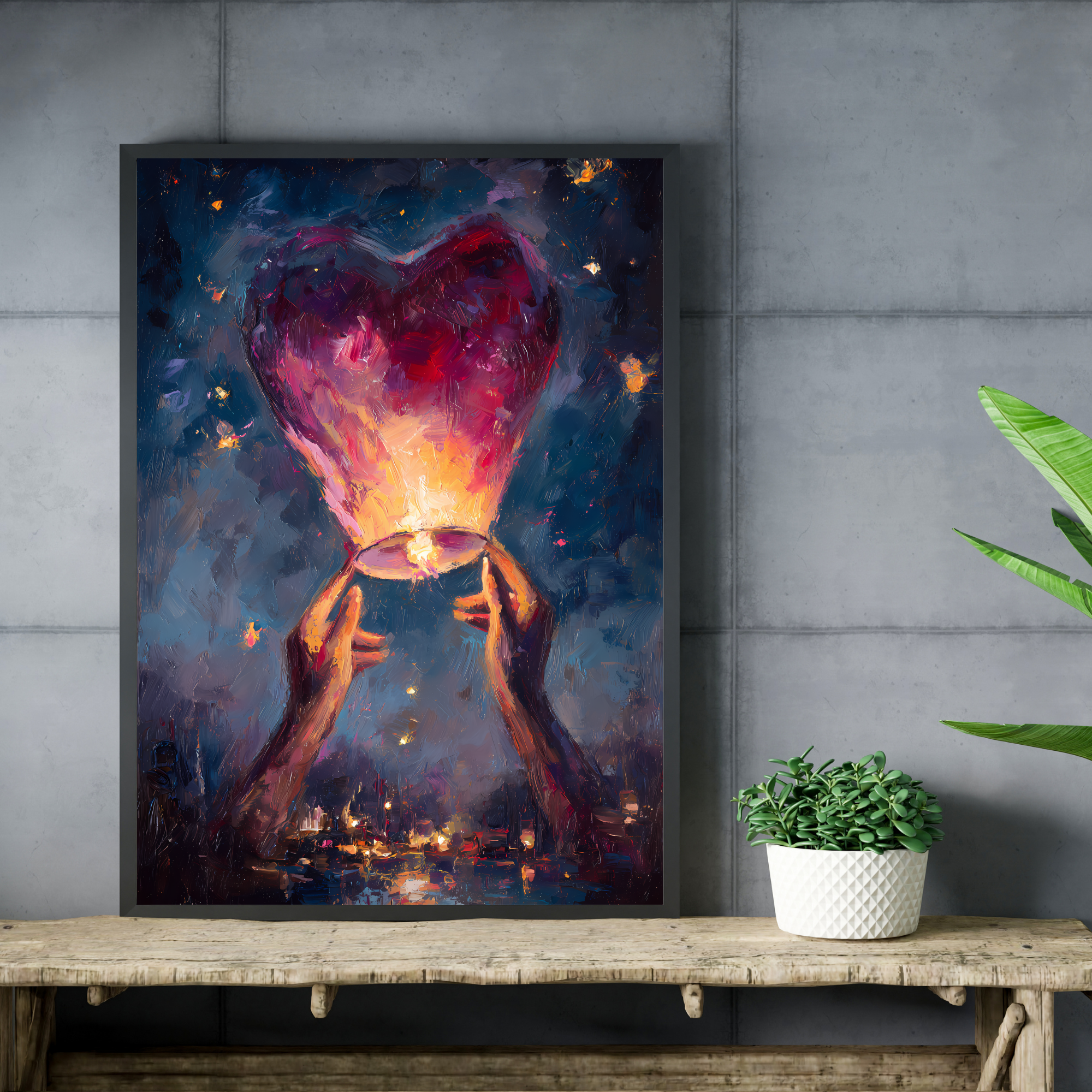 Heartfelt Fine Art Posters | Romantic Wall Art, Home Decor, Gift for Her, Inspirational Print, Love Gift, Valentine's Day Decoration