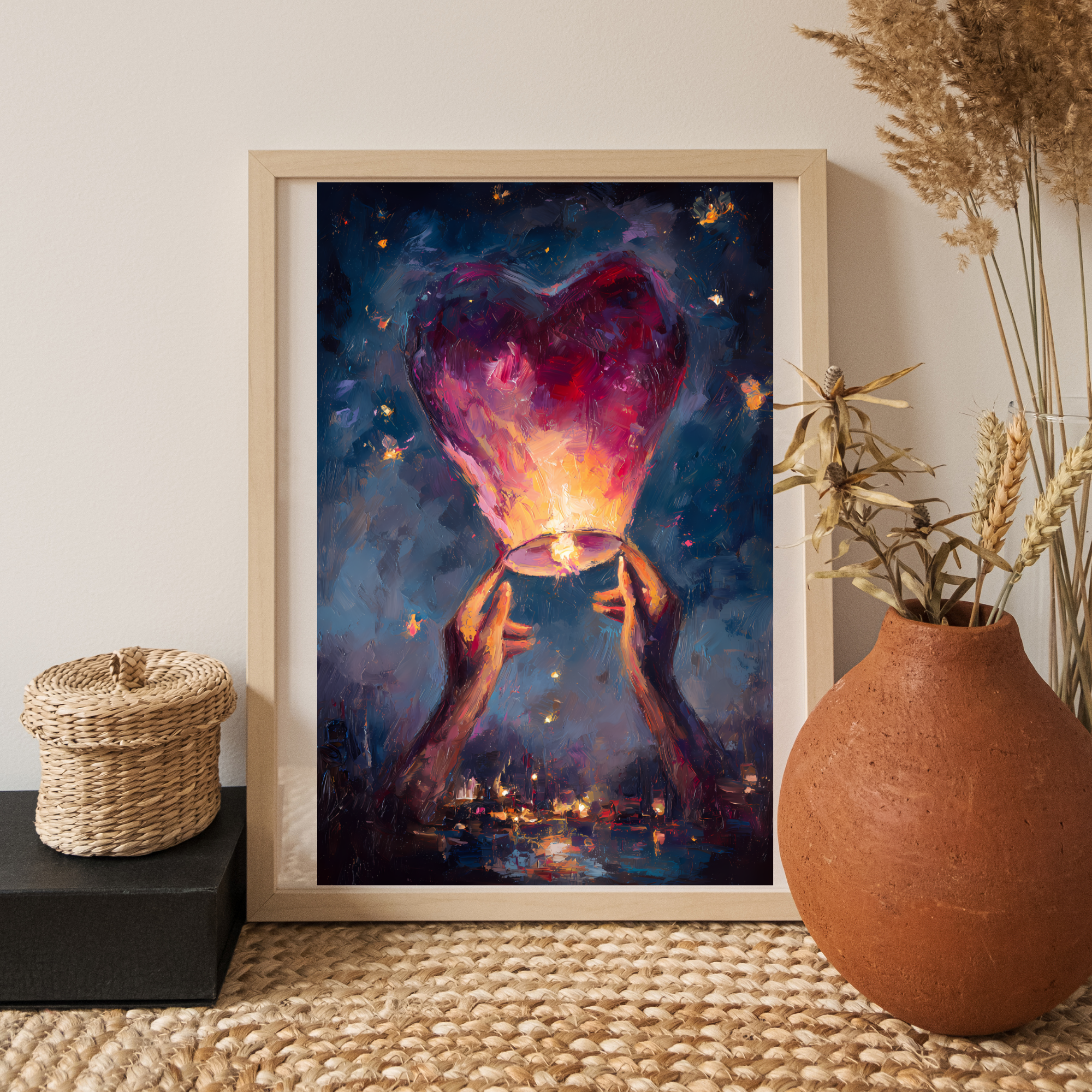 Heartfelt Fine Art Posters | Romantic Wall Art, Home Decor, Gift for Her, Inspirational Print, Love Gift, Valentine's Day Decoration