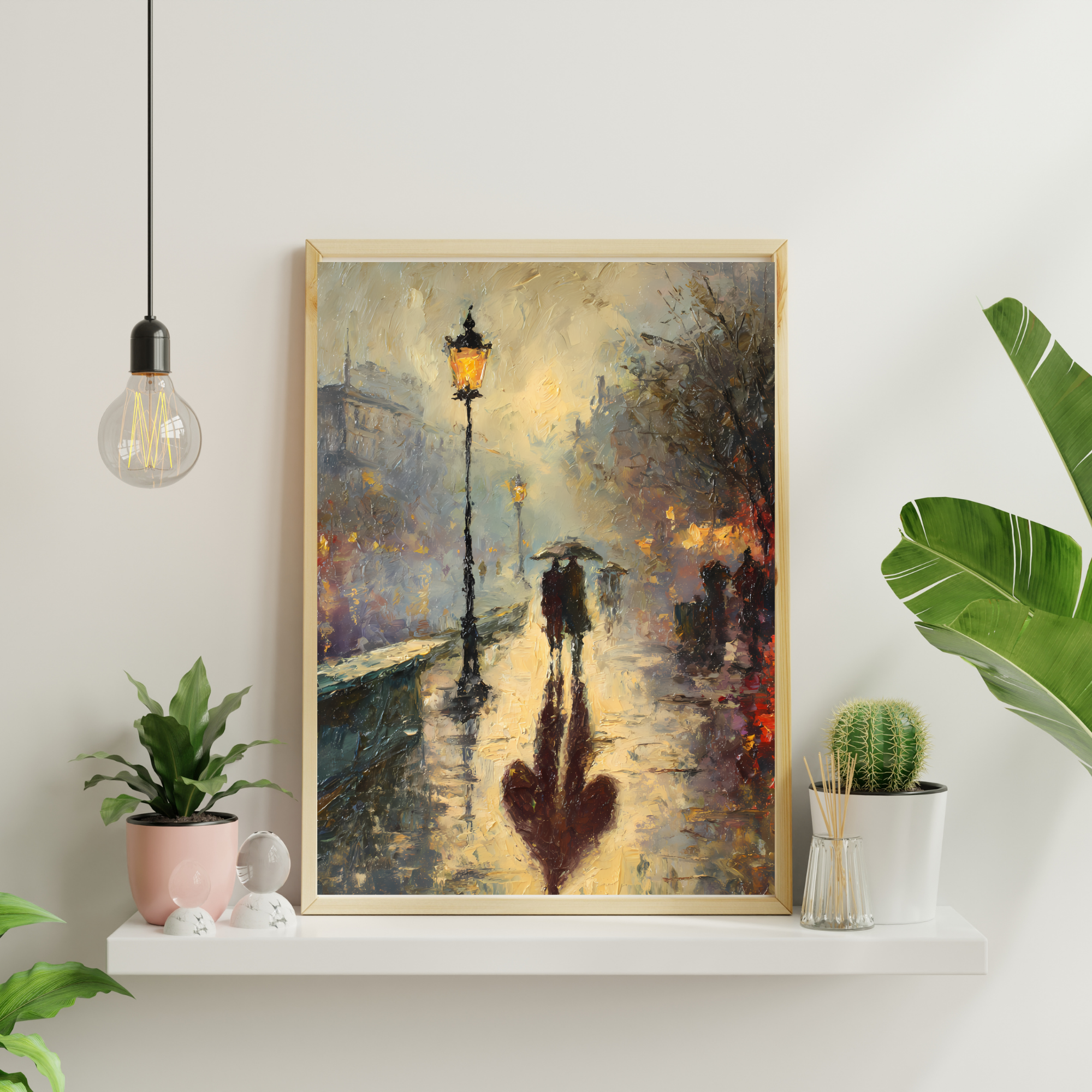 Romantic Fine Art Poster | Wall Art for Home Decor, Gift for Art Lovers, Anniversary, Love, Cozy Vibes