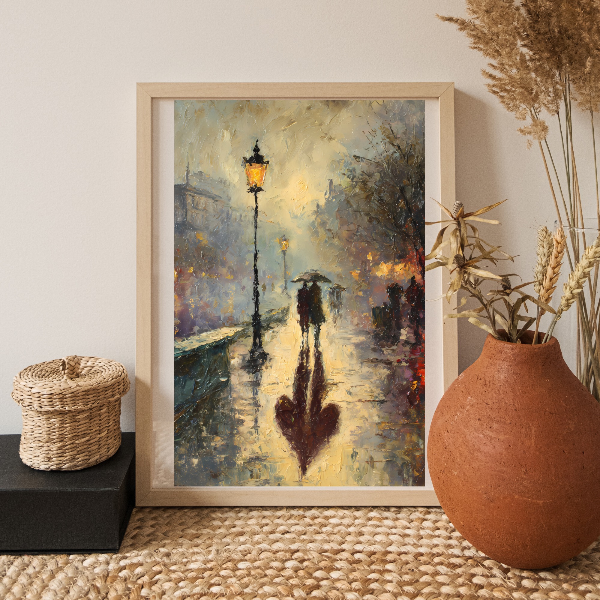 Romantic Fine Art Poster | Wall Art for Home Decor, Gift for Art Lovers, Anniversary, Love, Cozy Vibes