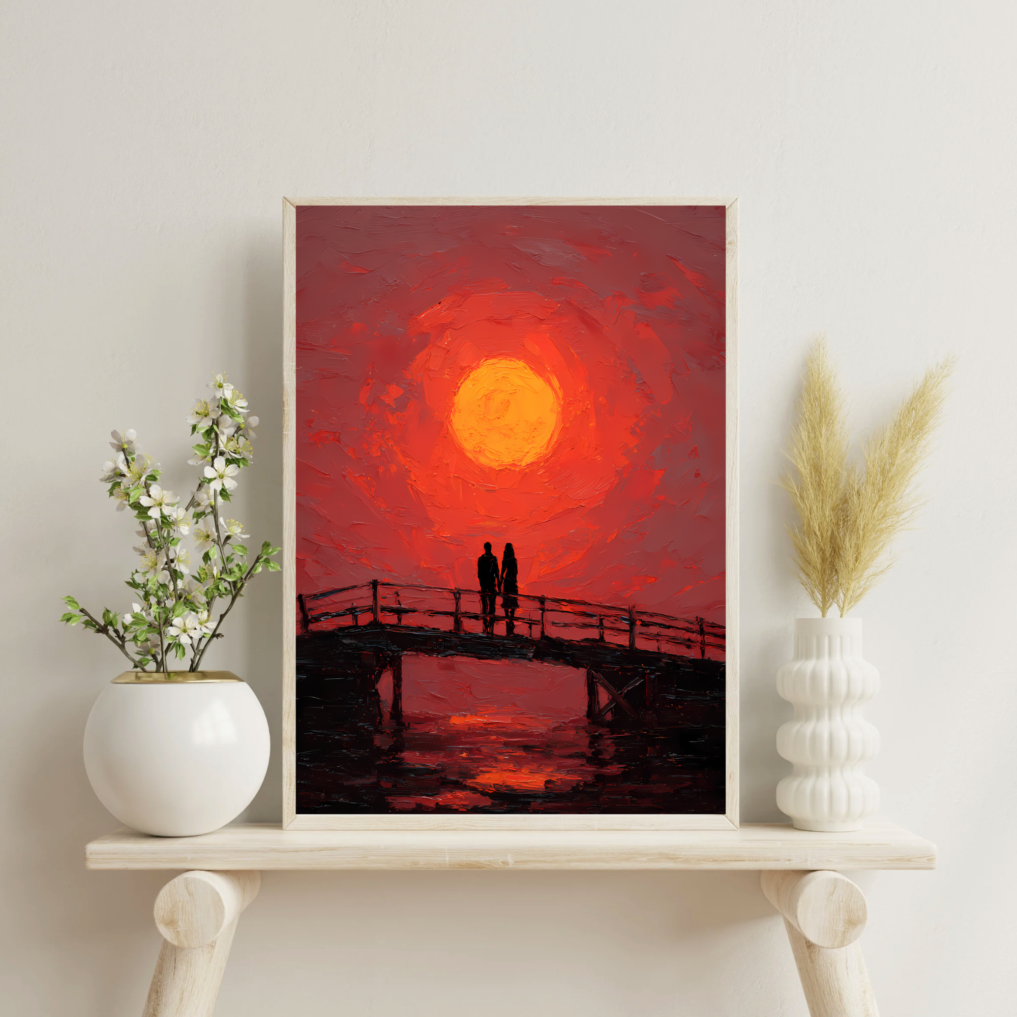 Romantic Sunset Fine Art Poster