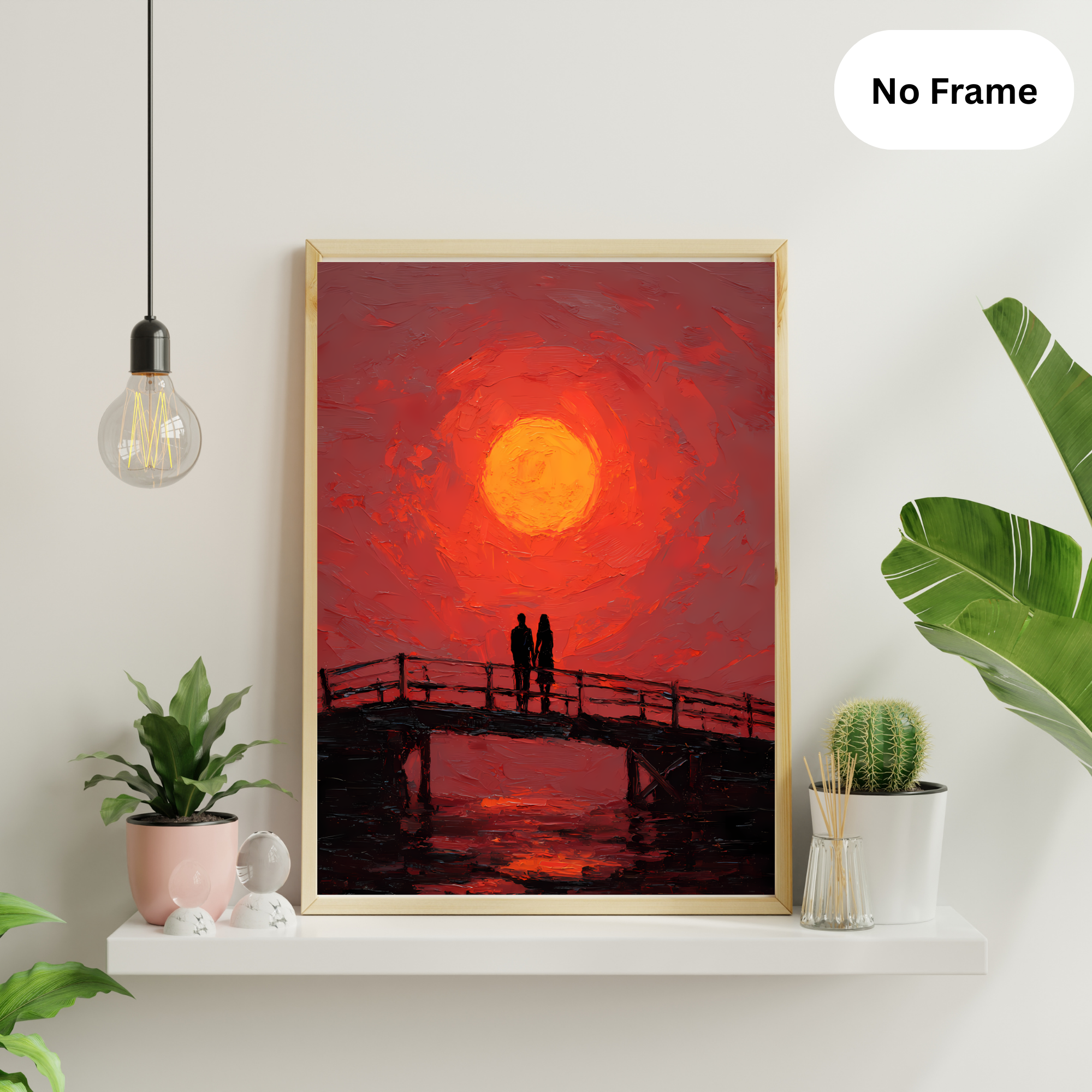 Romantic Sunset Fine Art Poster