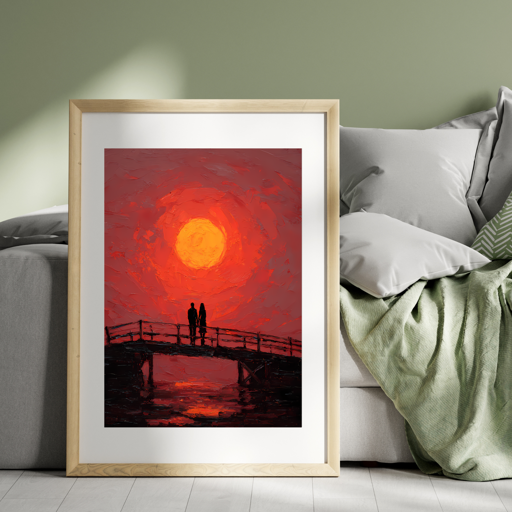 Romantic Sunset Fine Art Poster