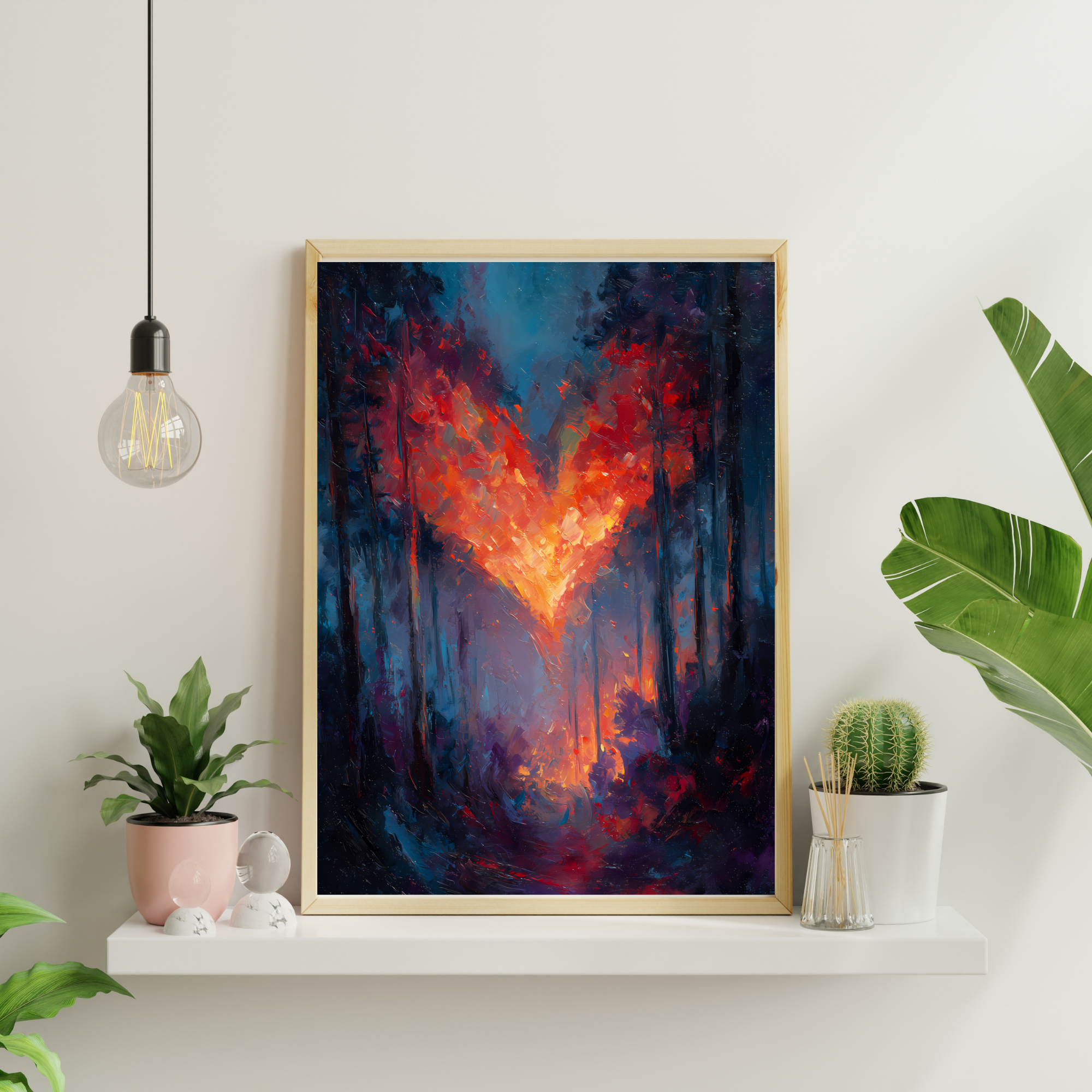 Heart of Fire  Fine Art Poster