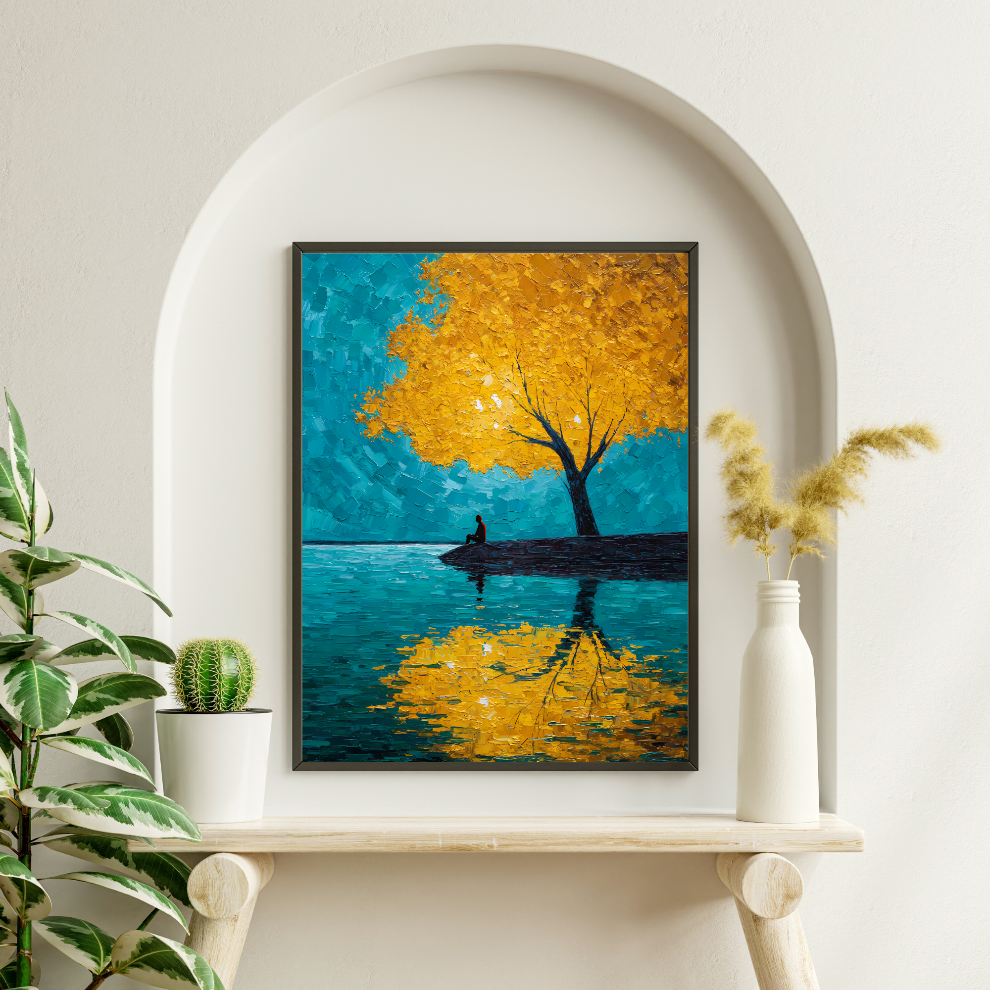 The Golden Silence Fine Art Poster