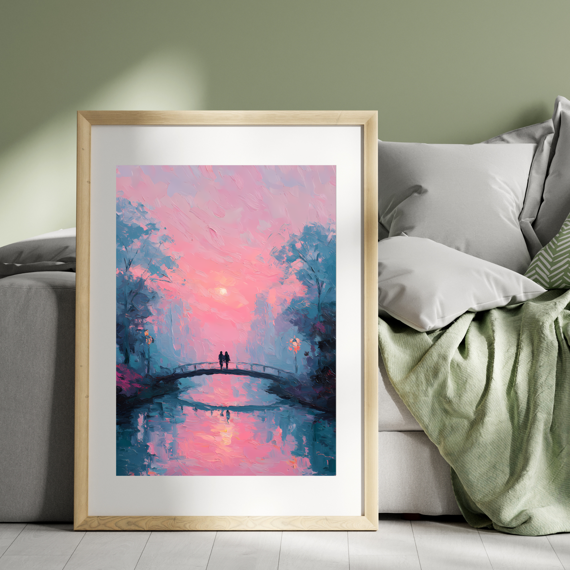 Together at Sunrise Fine Art Poster