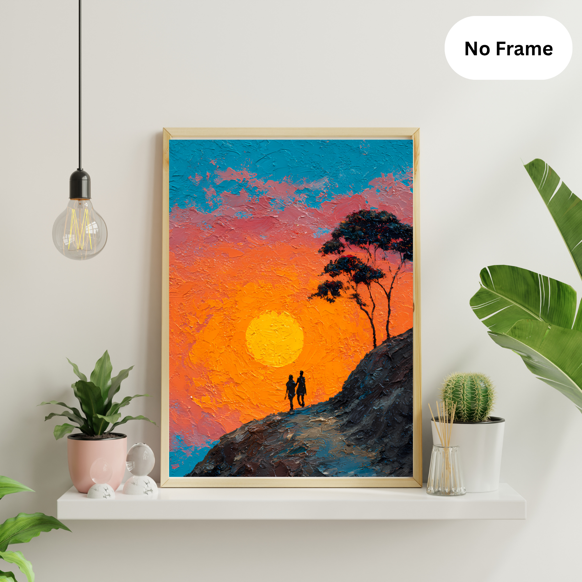 Chasing the Sun Canvas Wall Art
