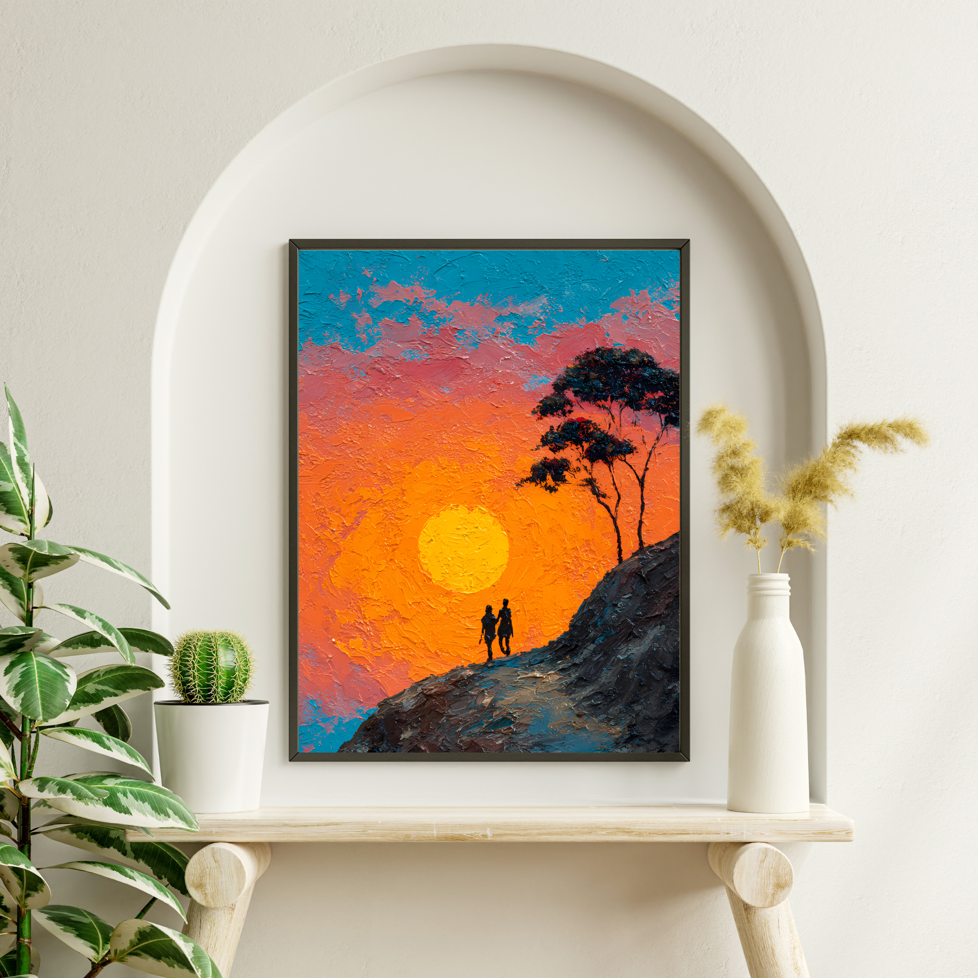 Chasing the Sun Canvas Wall Art
