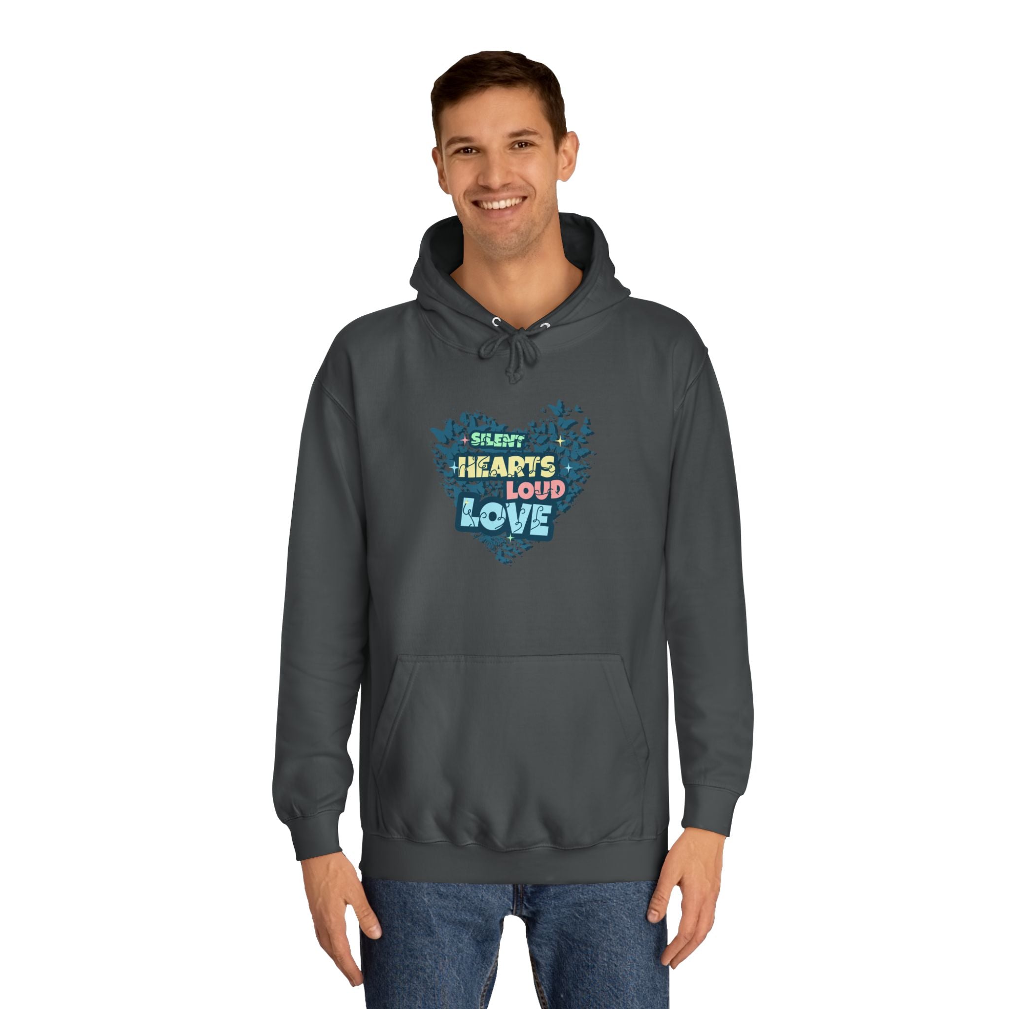 Unisex College Hoodie with 'Silent Hearts Loud Love' Design | Cozy, Inspirational Sweatshirt for Students, Perfect Gift for [...]