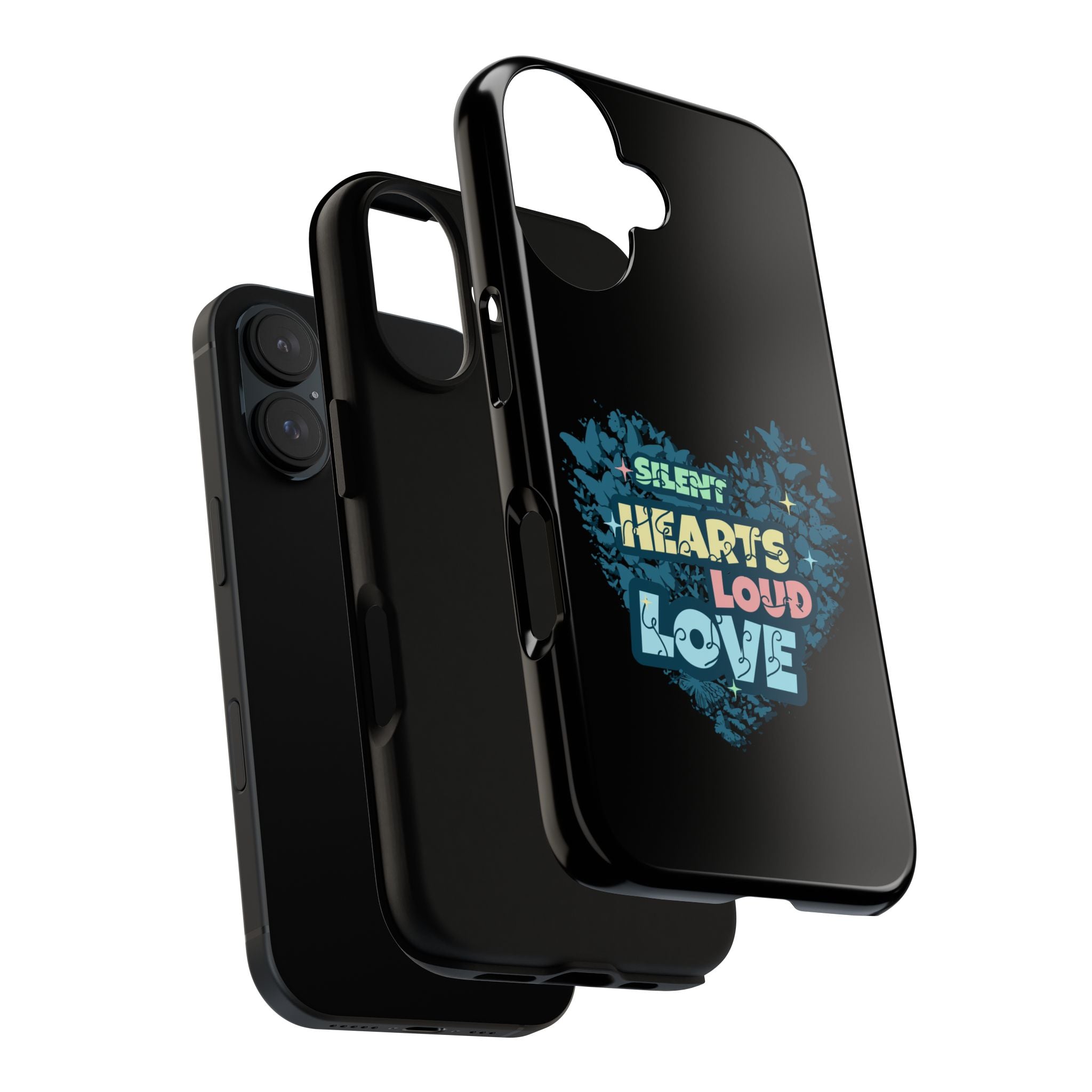 Heartfelt Love Phone Case, Tough Phone Cover, Gifts for Her, Valentine's Day, Tech Accessories, Cute Love Design