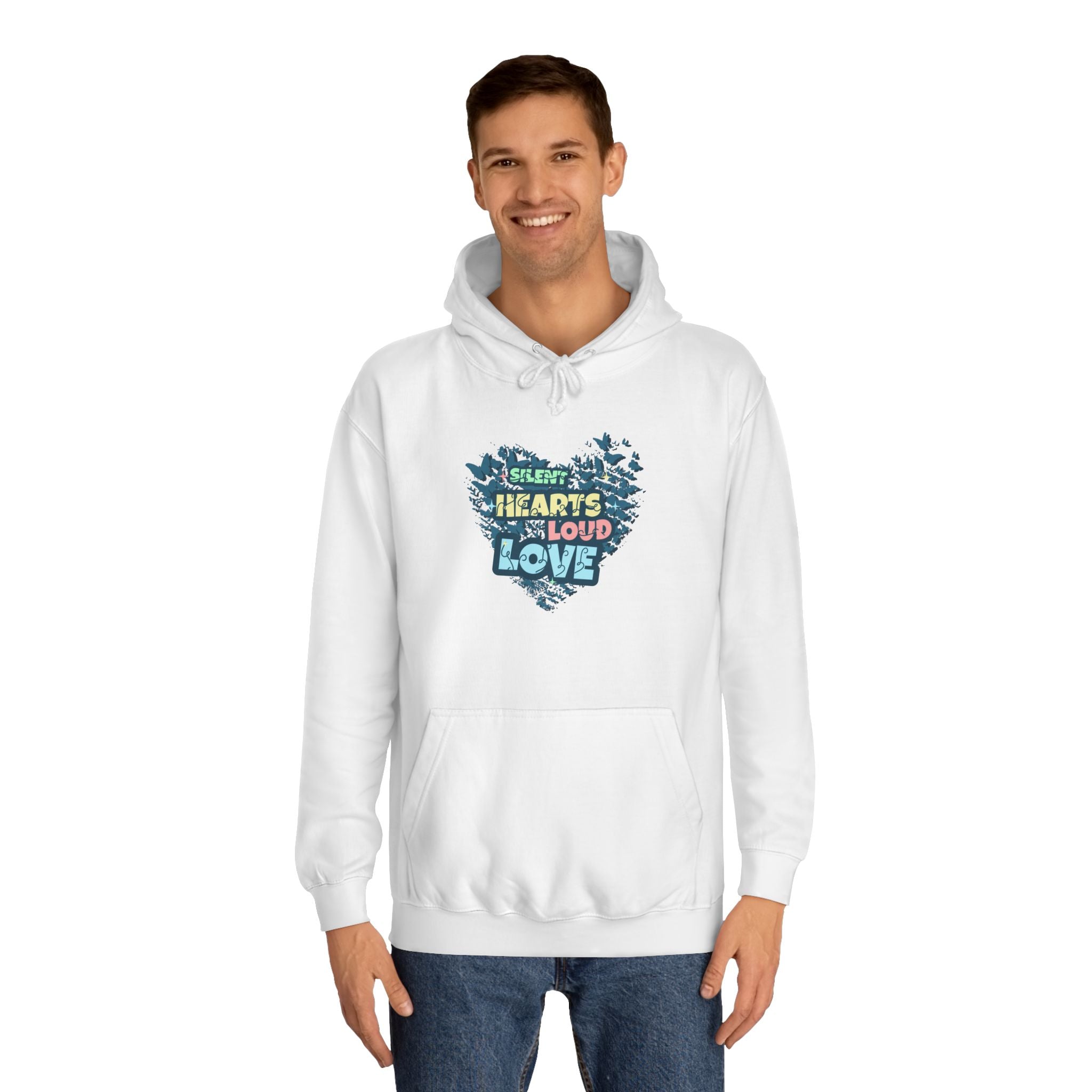 Unisex College Hoodie with 'Silent Hearts Loud Love' Design | Cozy, Inspirational Sweatshirt for Students, Perfect Gift for [...]