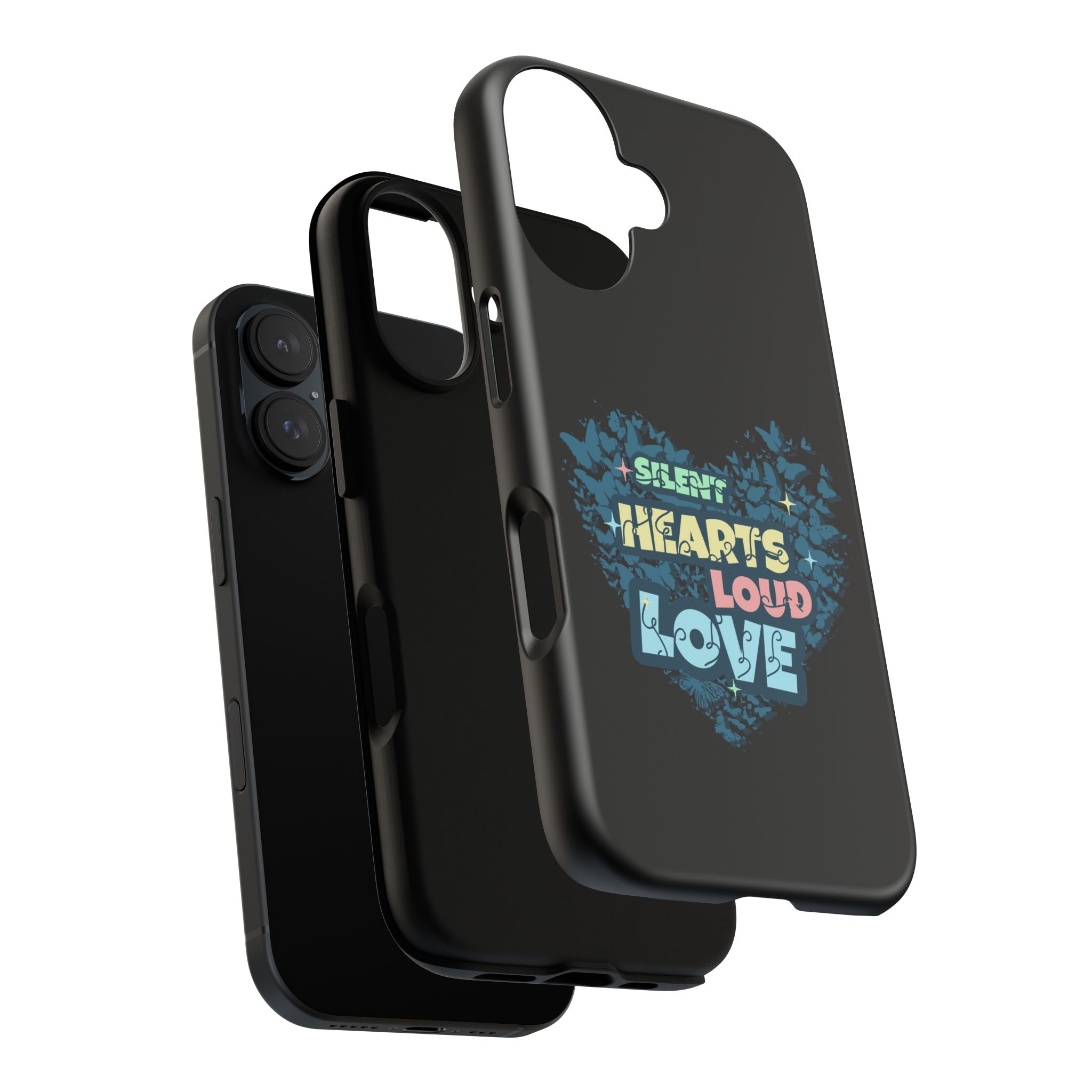 Heartfelt Love Phone Case, Tough Phone Cover, Gifts for Her, Valentine's Day, Tech Accessories, Cute Love Design