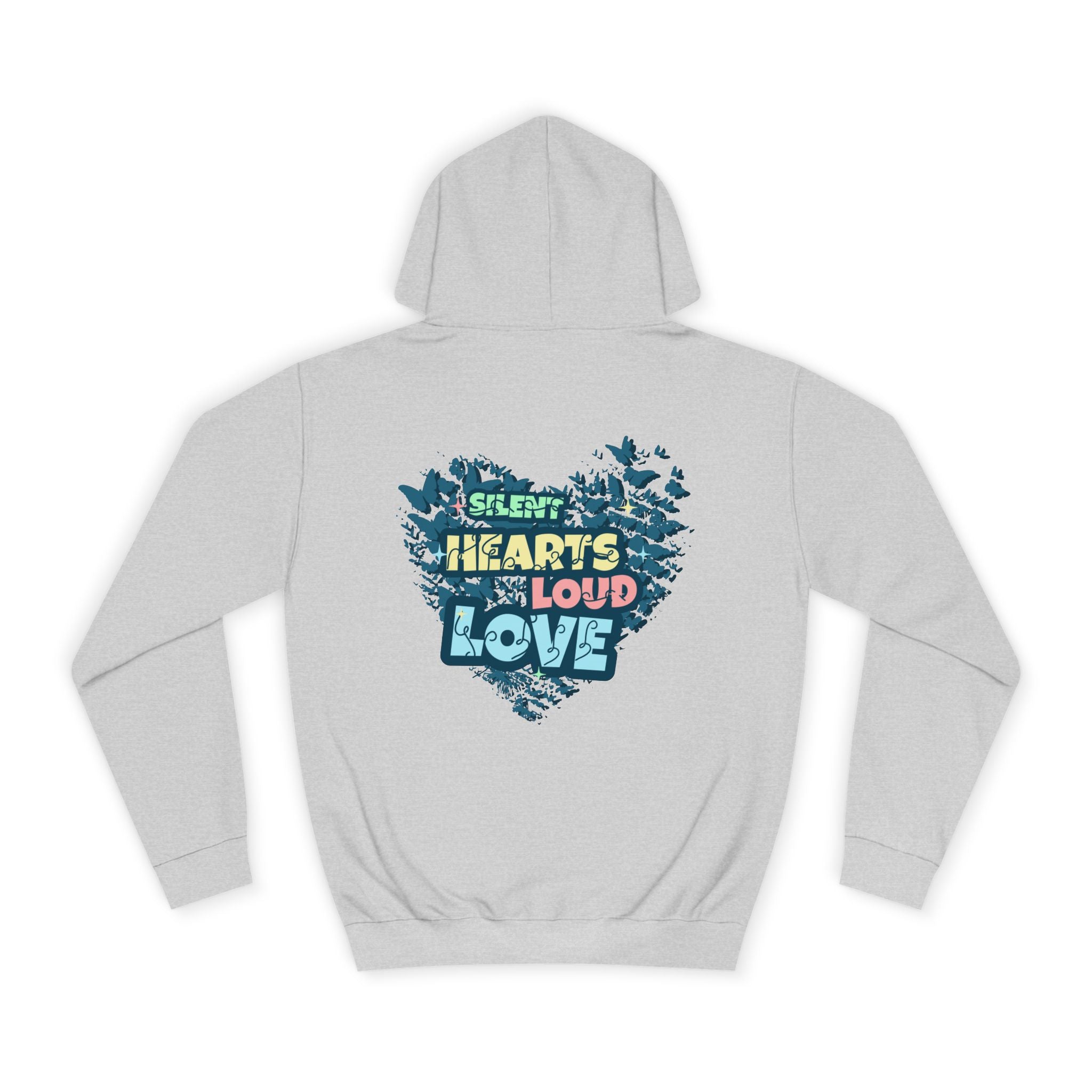 Unisex College Hoodie with 'Silent Hearts Loud Love' Design | Cozy, Inspirational Sweatshirt for Students, Perfect Gift for [...]
