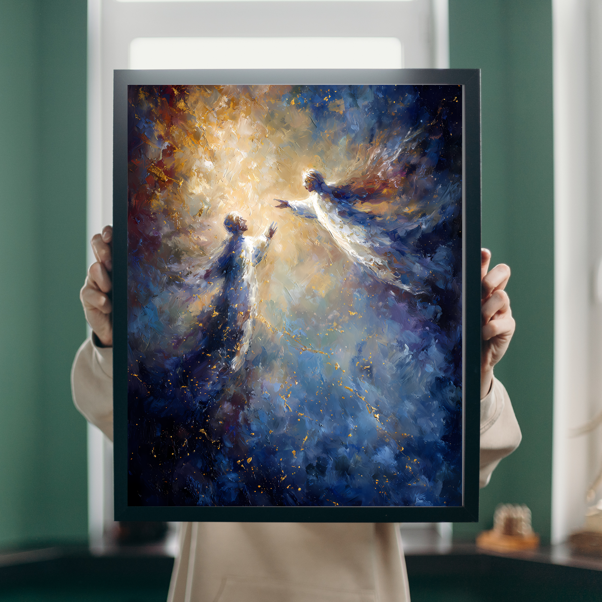 Eternal Embrace Celestial Fine Art Poster
